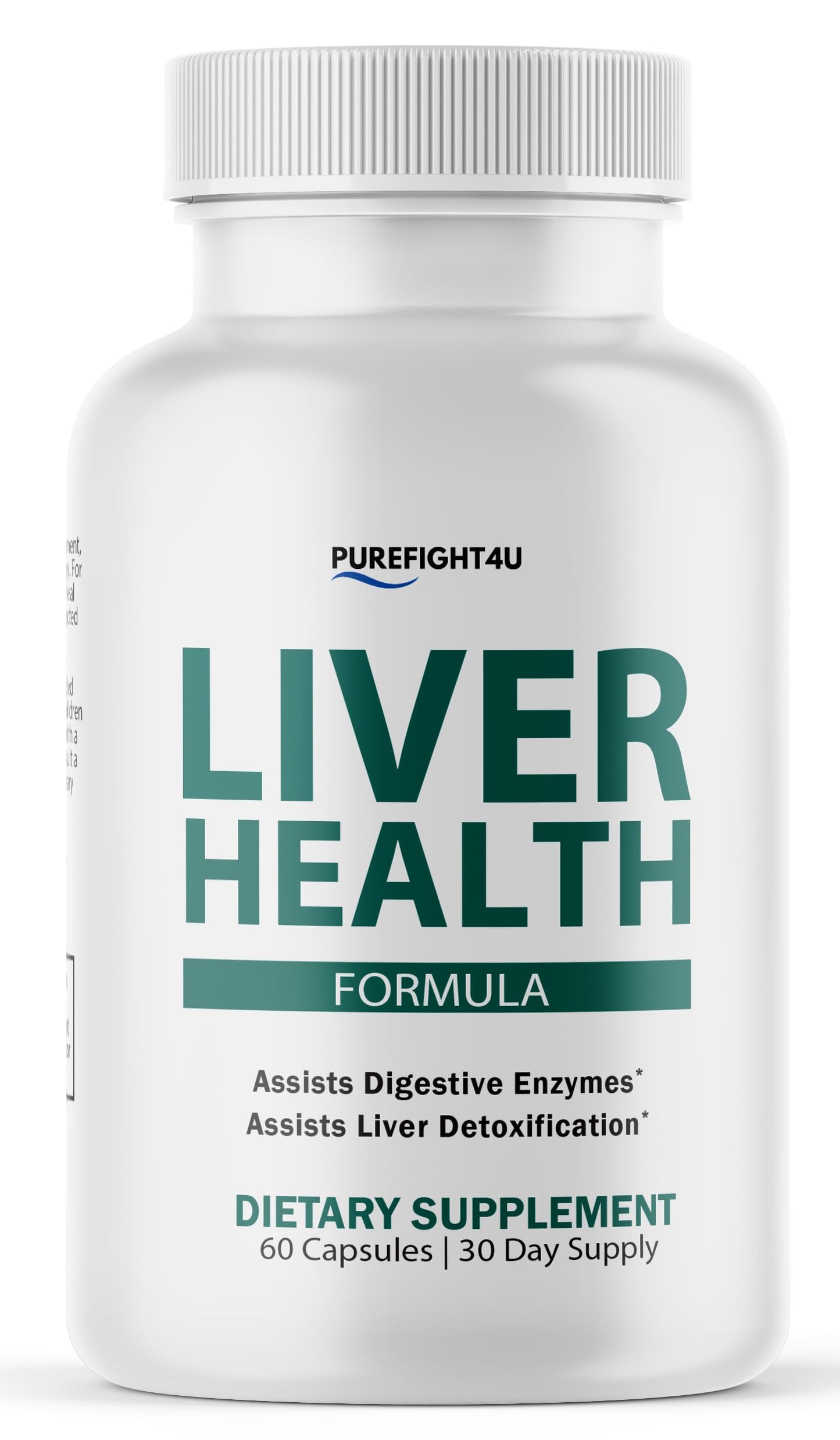 PureFight4U Liver Health Herbal Liver Support Supplement Capsule, 60 Capsules