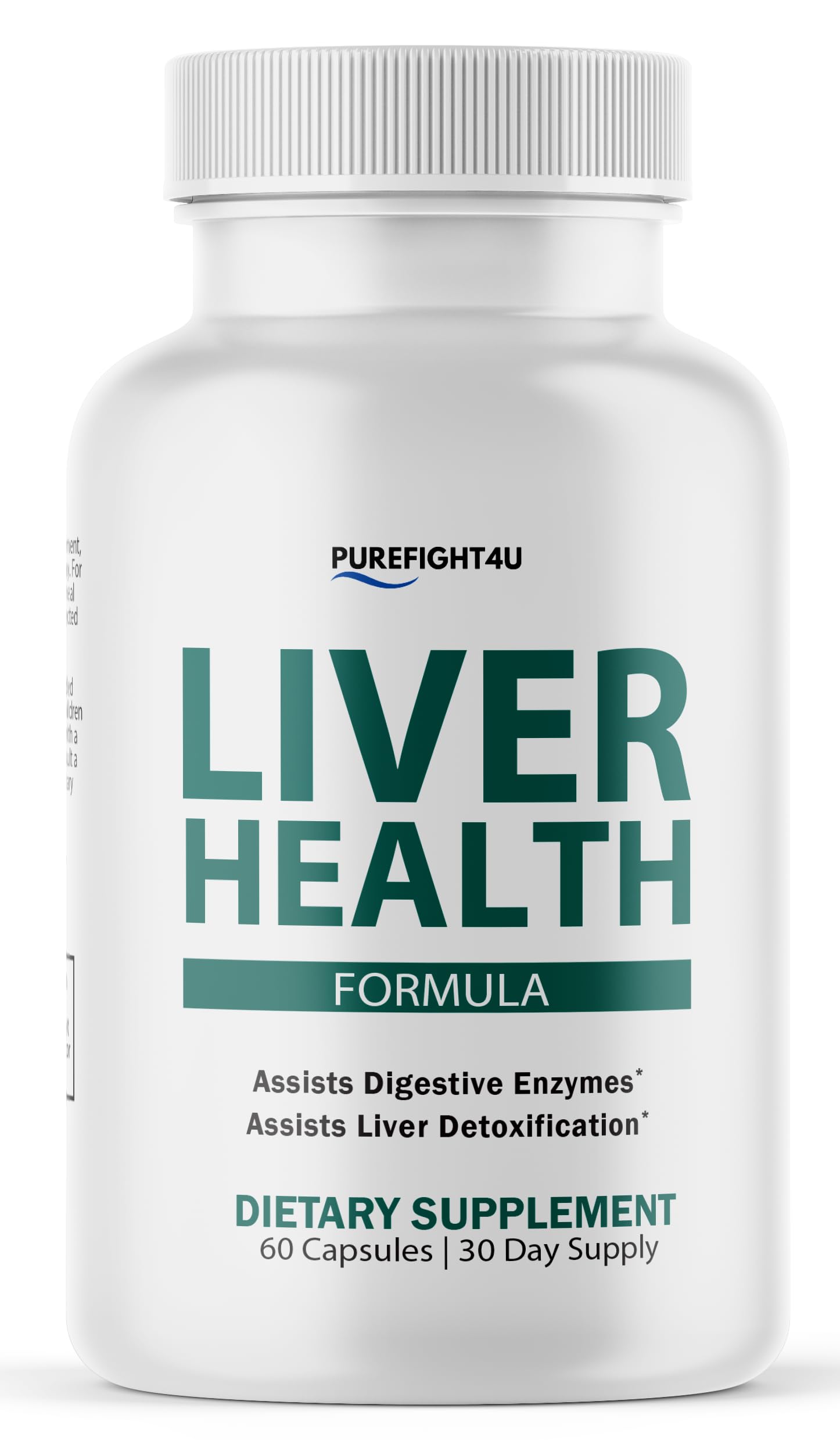 PureFight4U Liver Health Herbal Liver Support Supplement Capsule, 60 Capsules
