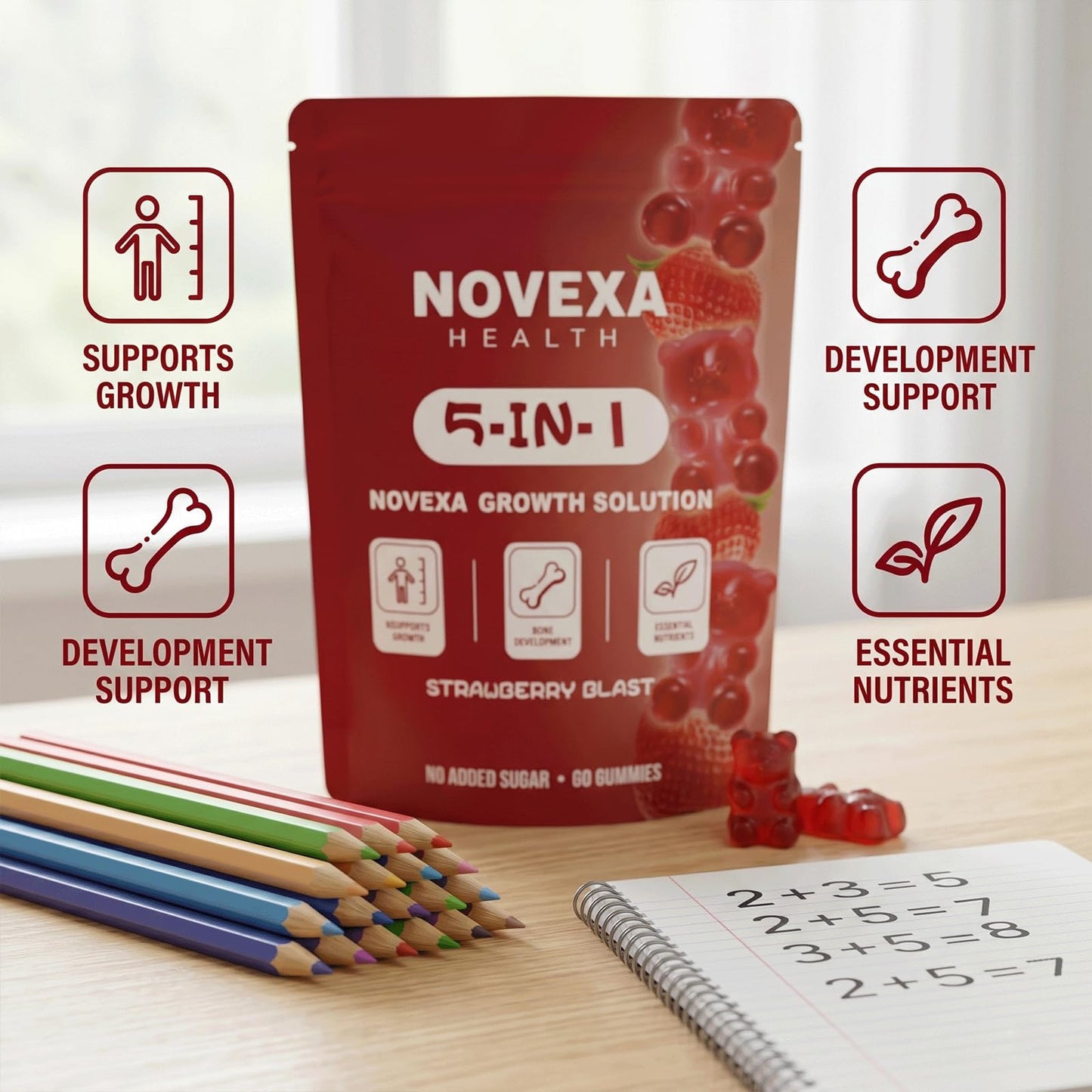 Novexa Health Novexa Growth Gummies Gummy 1 Count