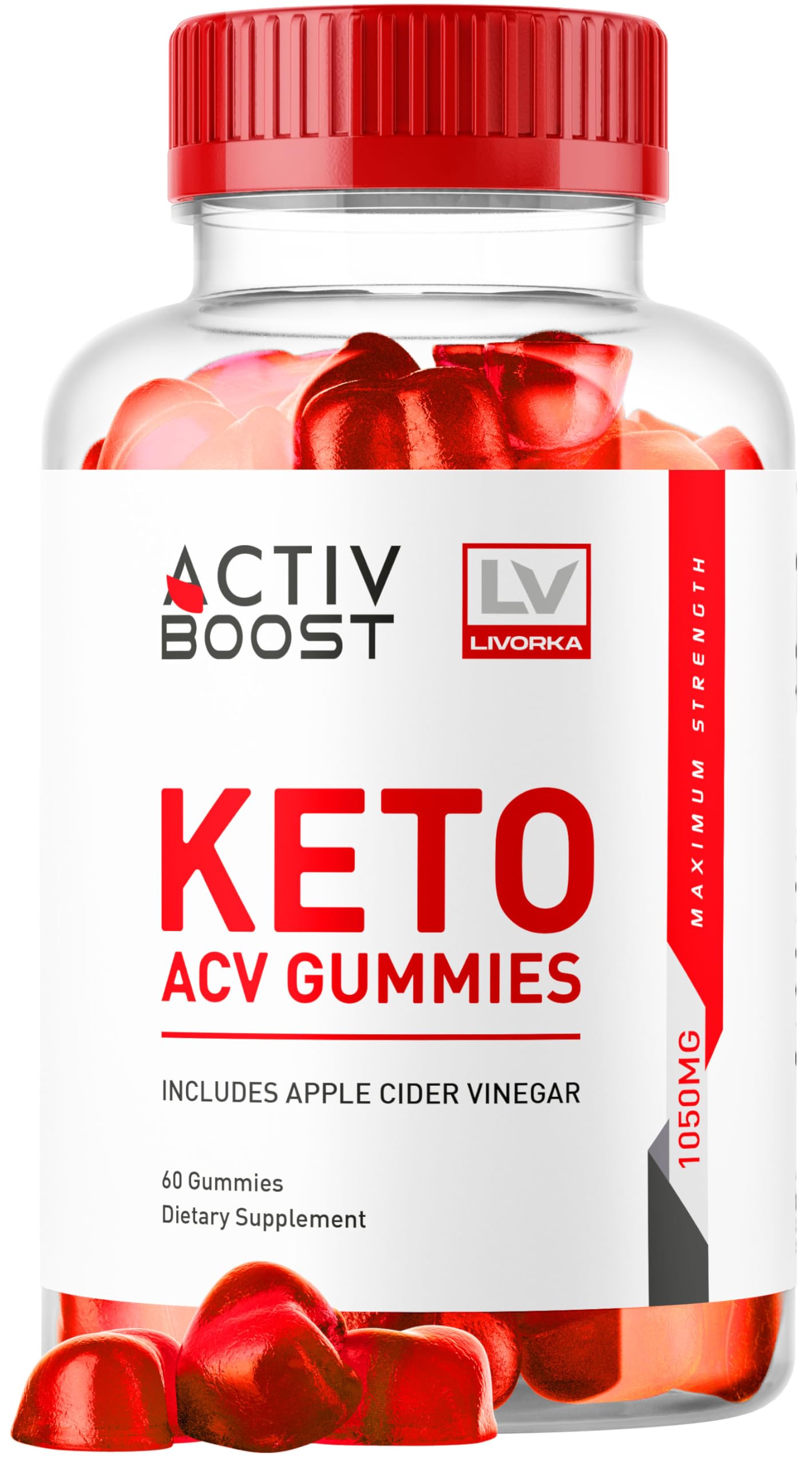 LIVORKA ActivBoost Keto ACV Gummies 60 Count