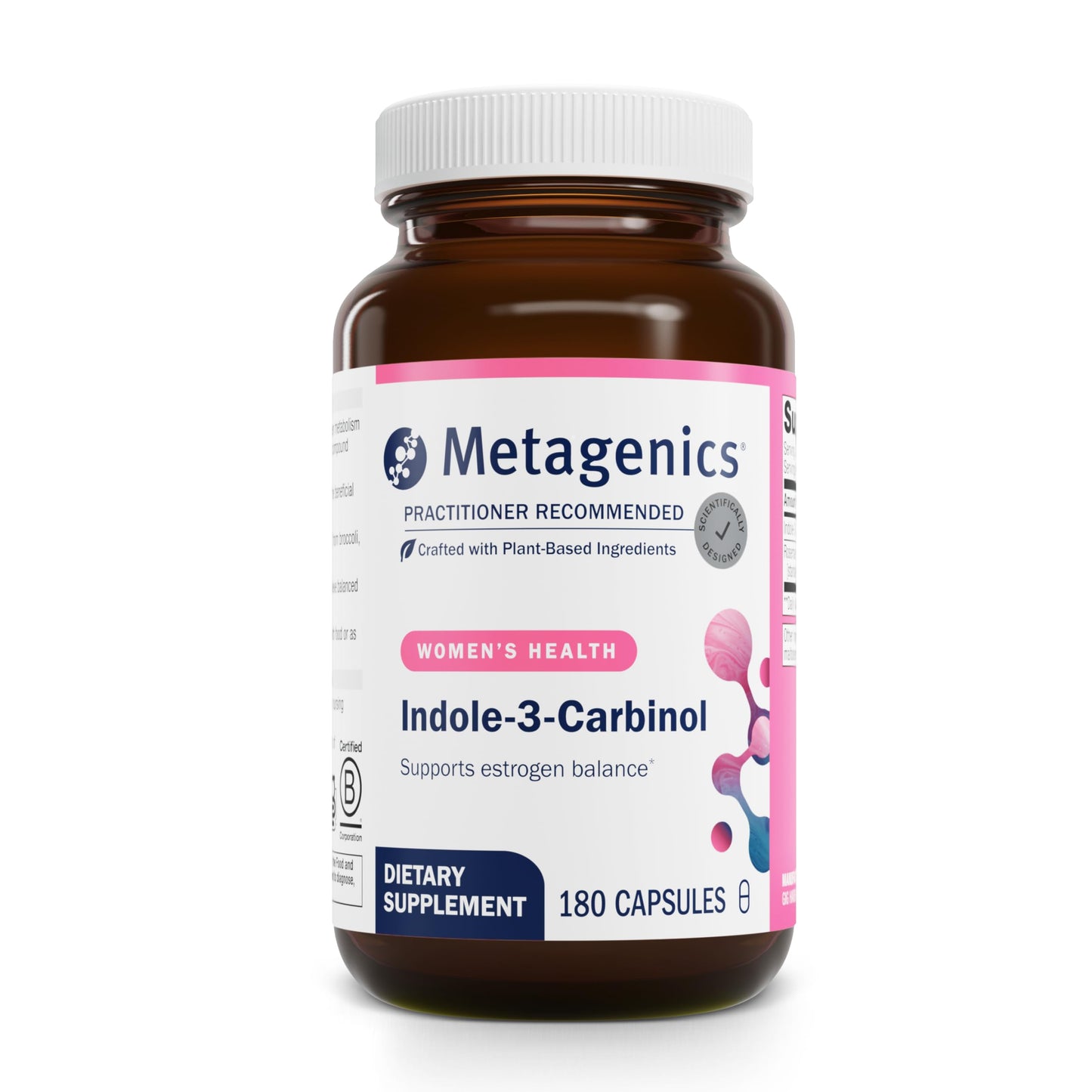 Metagenics Meta Indole-3-Carbinol Supplement Capsules 180