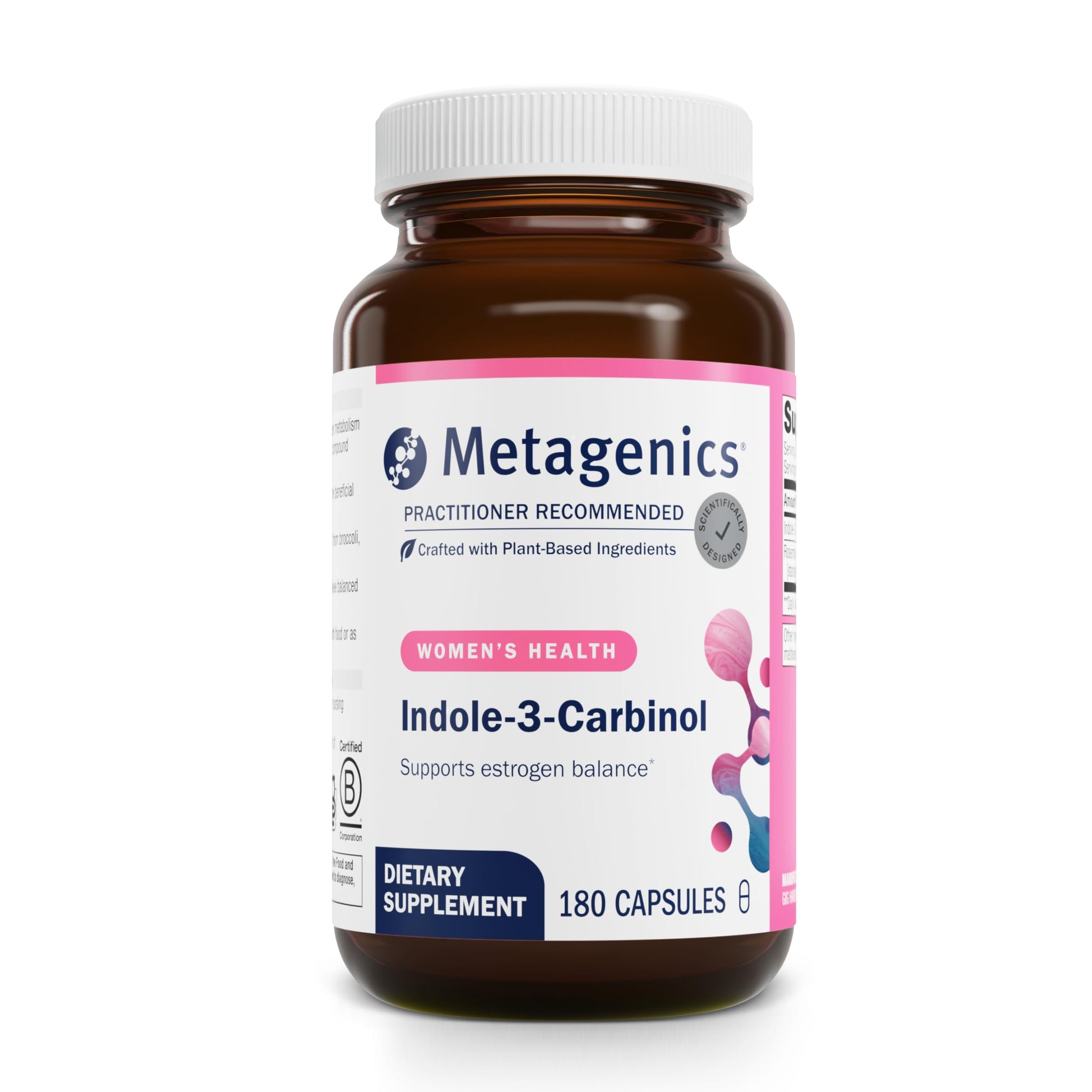 Metagenics Meta Indole-3-Carbinol Supplement Capsules 180