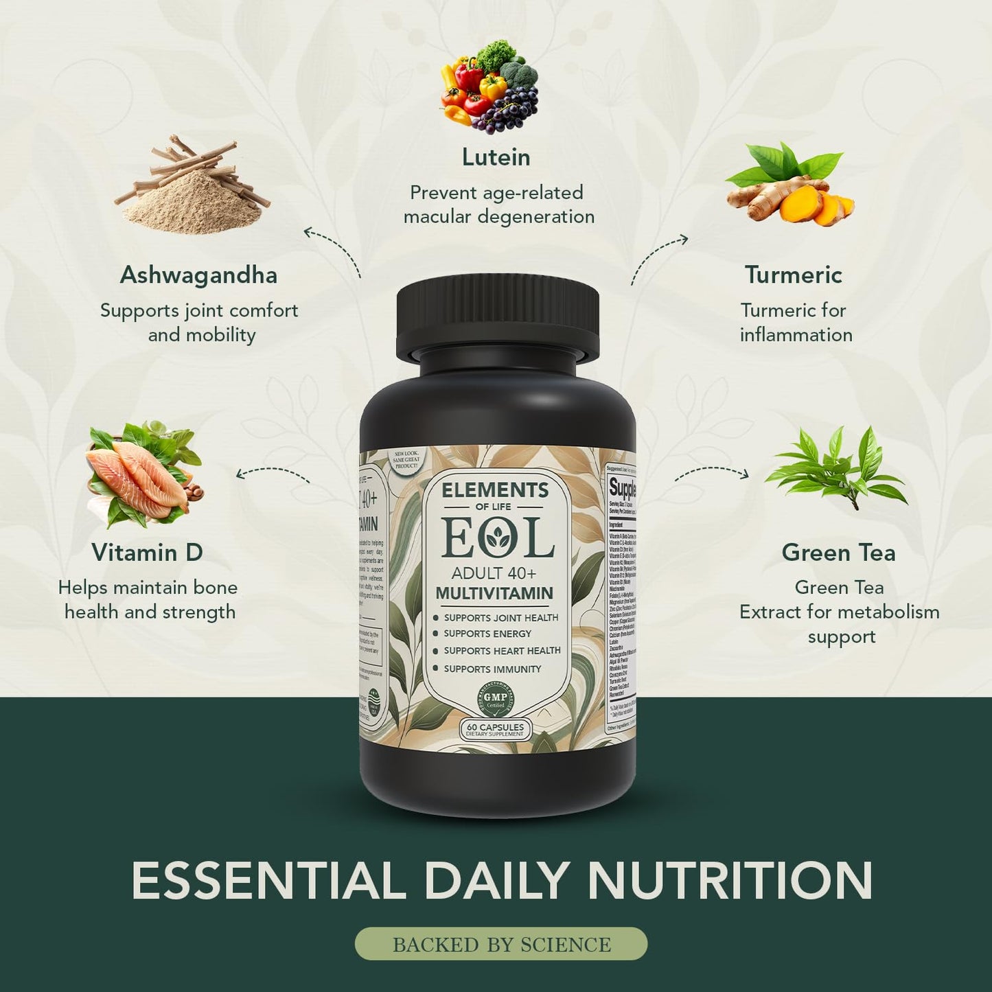 Elements of LIfe 40 Plus Multivitamin for Women & Men Capsule 120