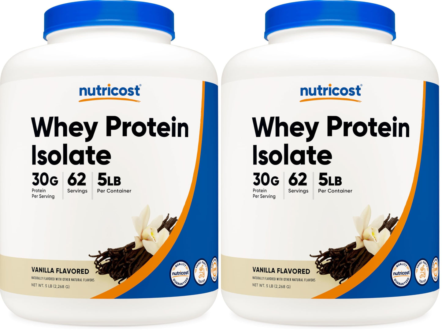 Nutricost Isolate Whey Protein Powder Vanilla 160 Servings