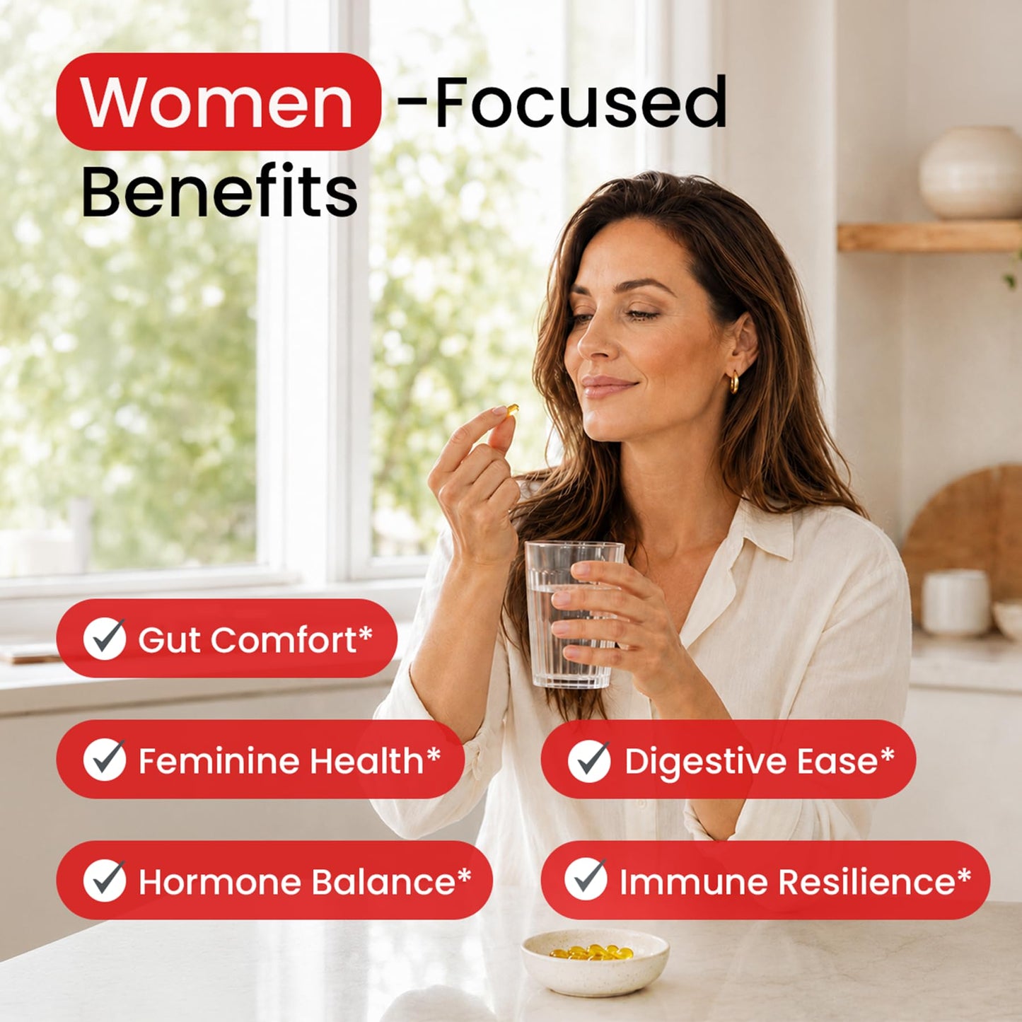 Bloomeo Oil of Oregano with Black Seed Oil for Women Softgels 120 Count