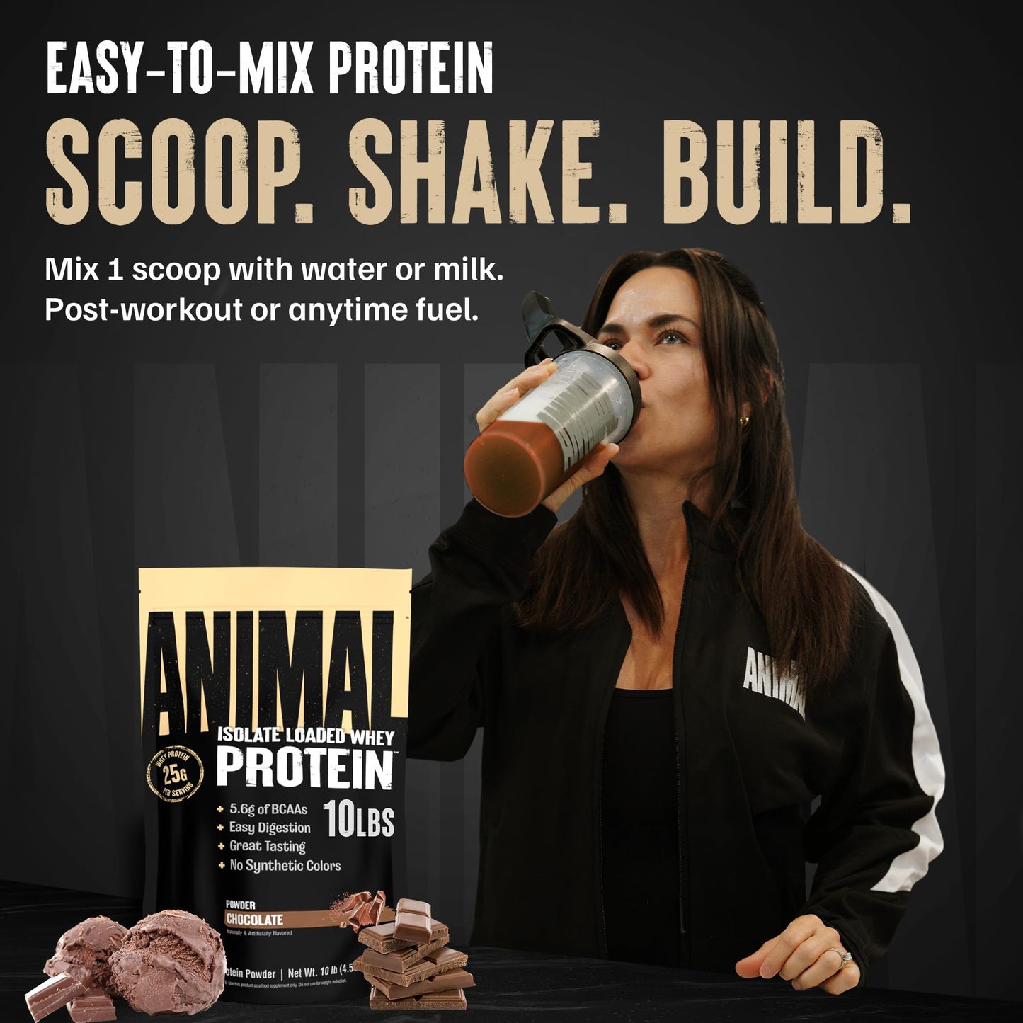 Animal Whey Isolate Protein Powder 160 Servings