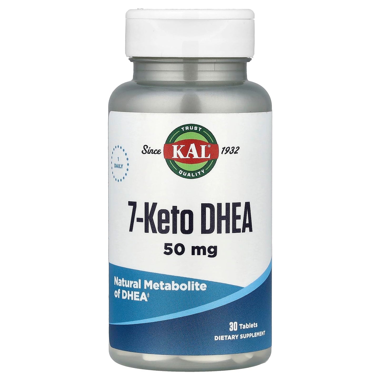 KAL 7 Keto DHEA 50 mg Tablet, 1 Count