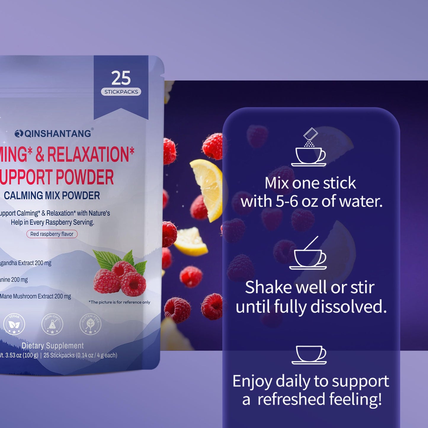 QIN SHAN TANG Super Cortisol Drink – Calm Magnesium Powder 3.53