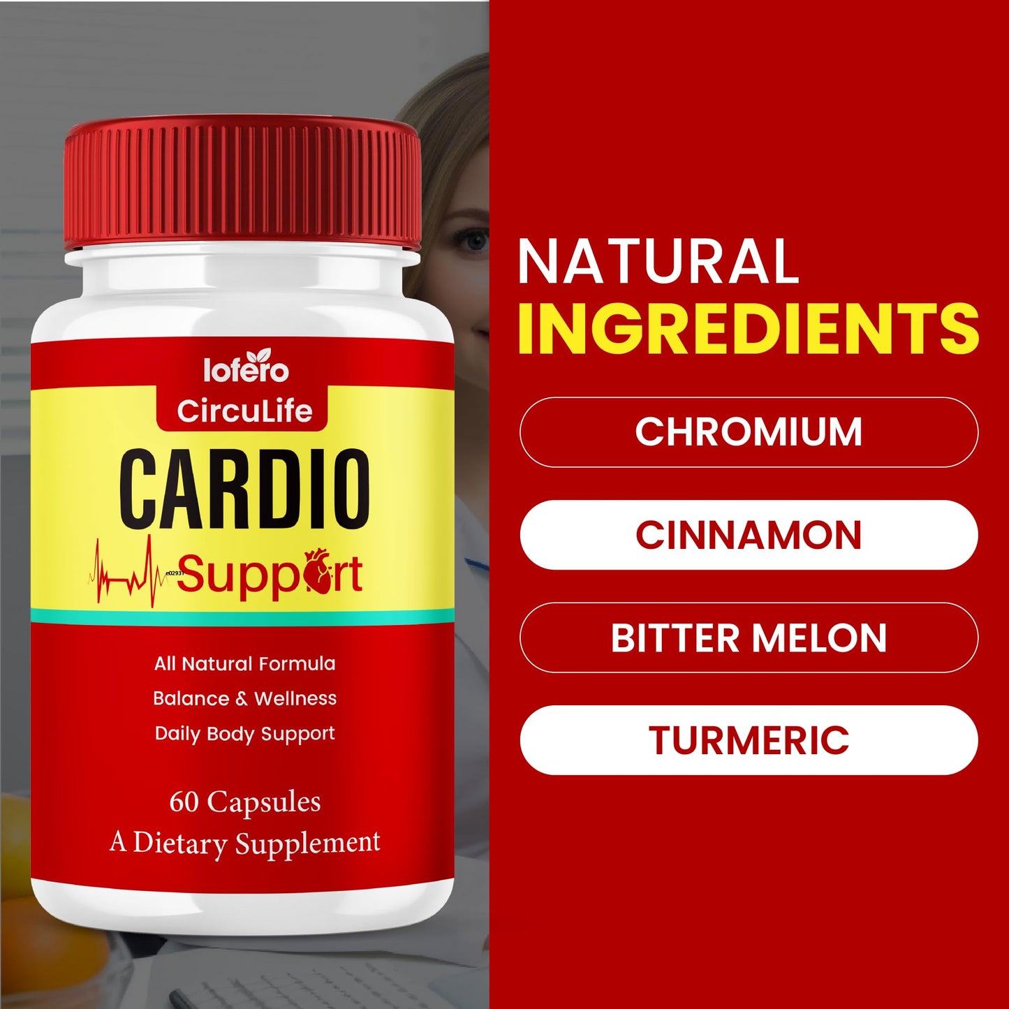 Lofero CircuLife Blood Pressure Support, 60 Capsules