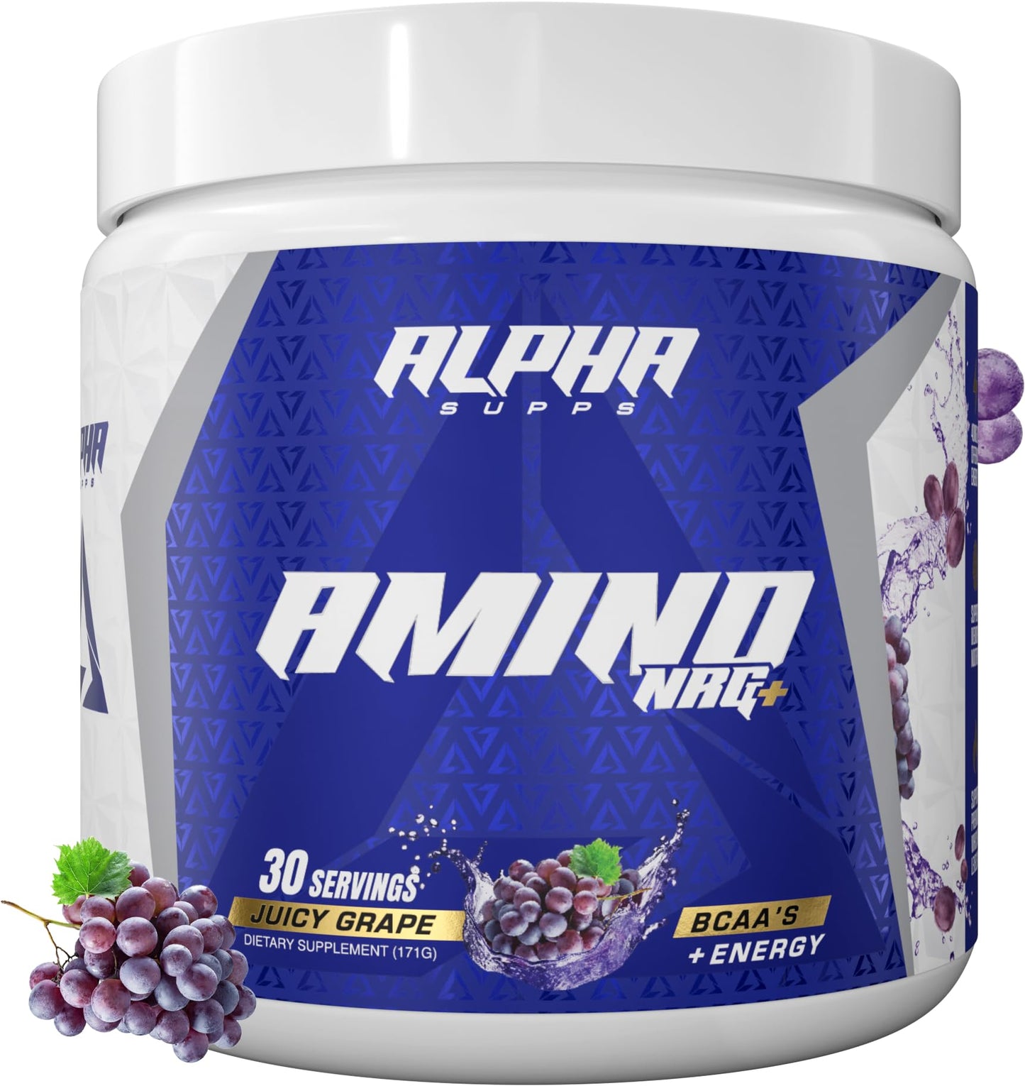 Alpha Supps Amino NRG+ BCAA Amino Energy Recovery Powder, 6 Ounce