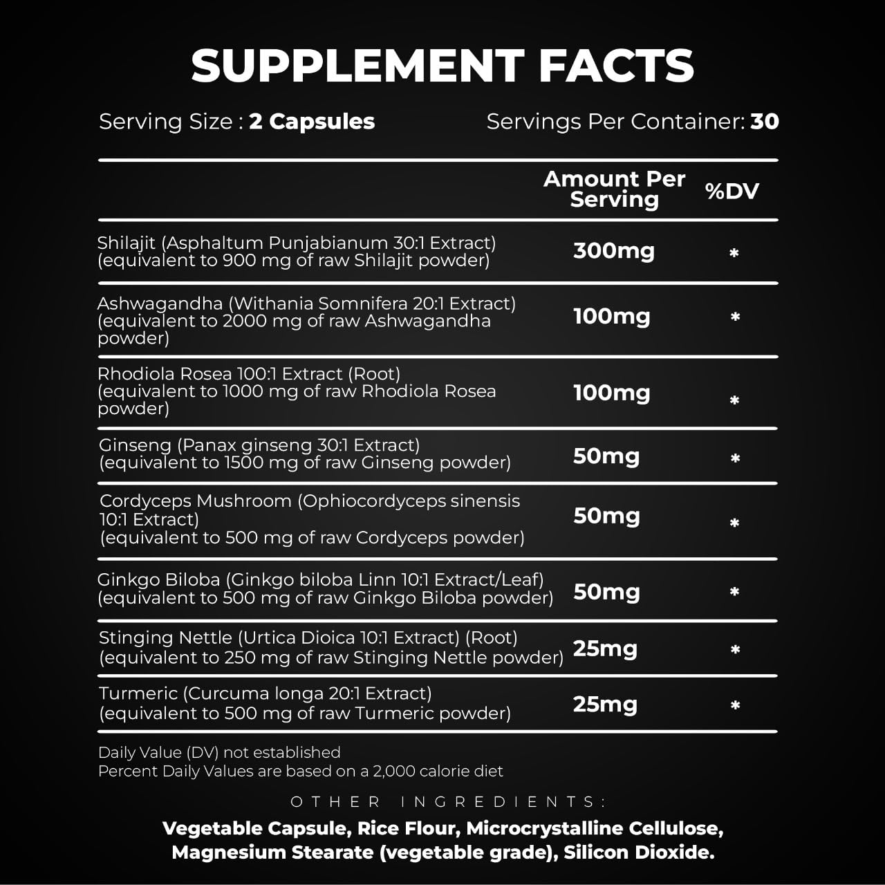 CLC Bio-Performance Shilajit & Ashwagandha Capsules, 60 Count
