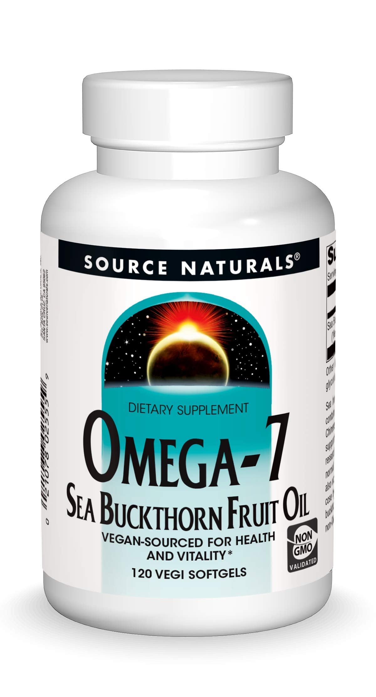 Source Naturals Omega-7 Vegan Softgels, 120 Count
