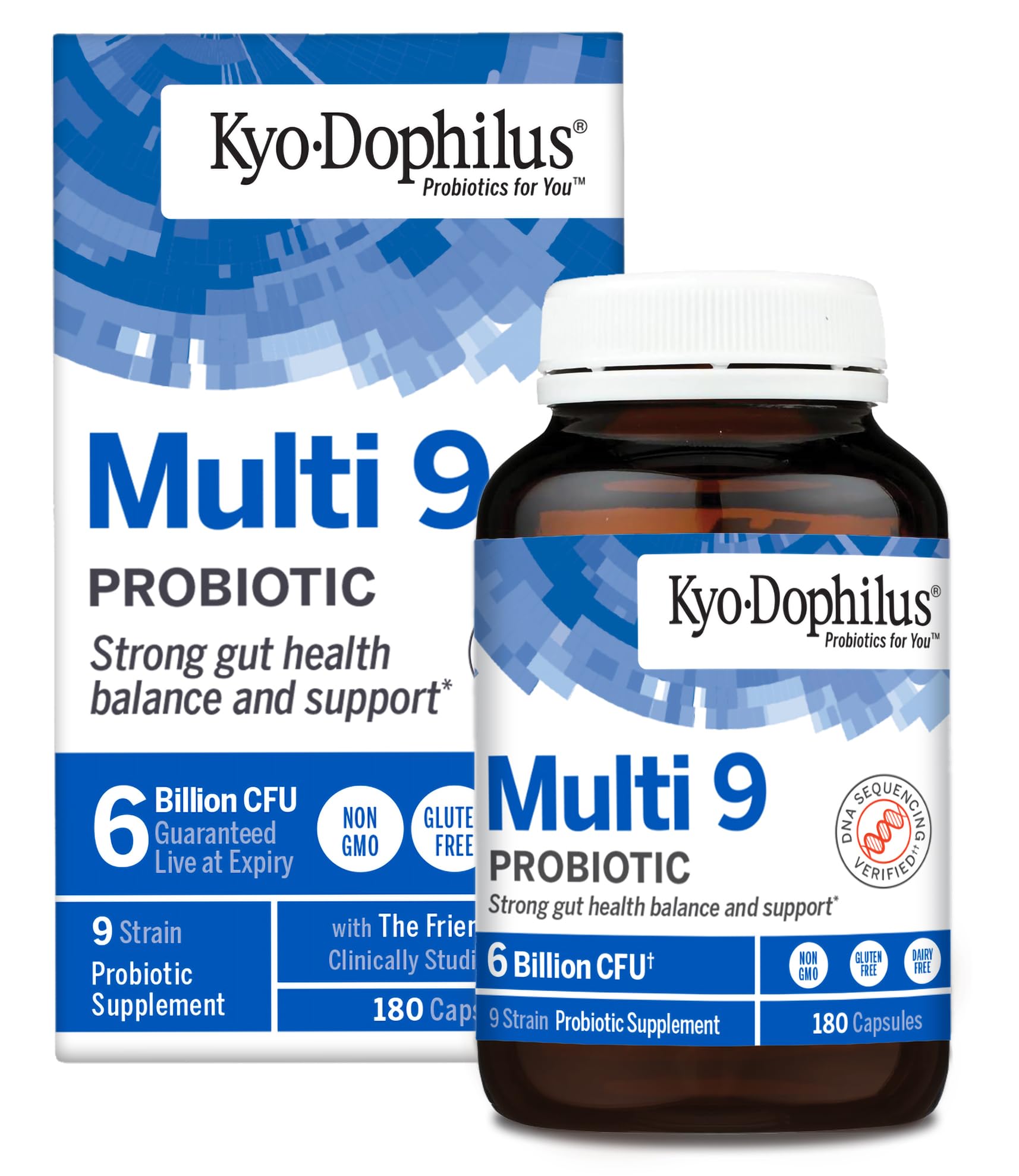 Kyolic Kyo-Dophilus Multi 9 Probiotic 180 Capsules