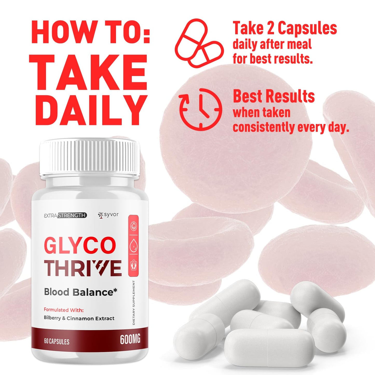 Syvor Glyco Thrive Capsules 300 Capsules