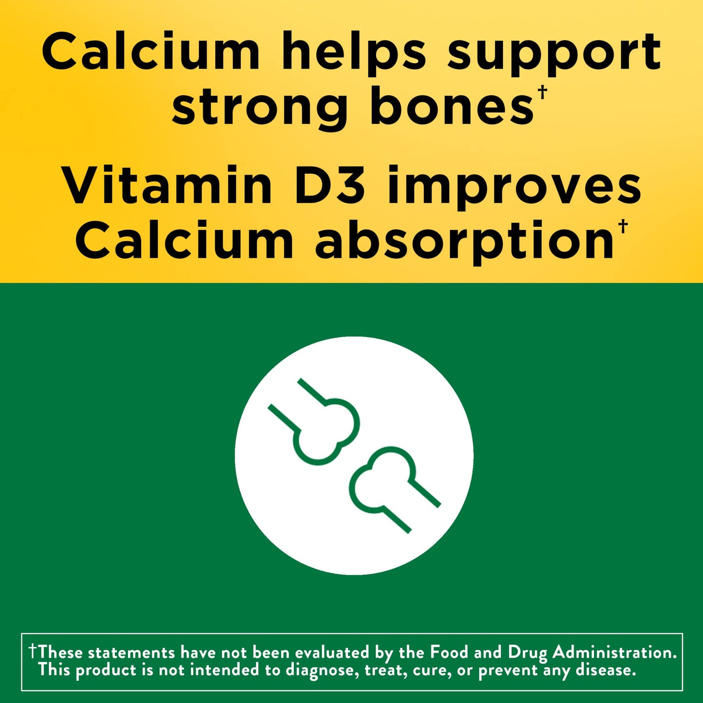 Nature Made Calcium 600 mg with Vitamin D3 Tablet, 220 Tablets