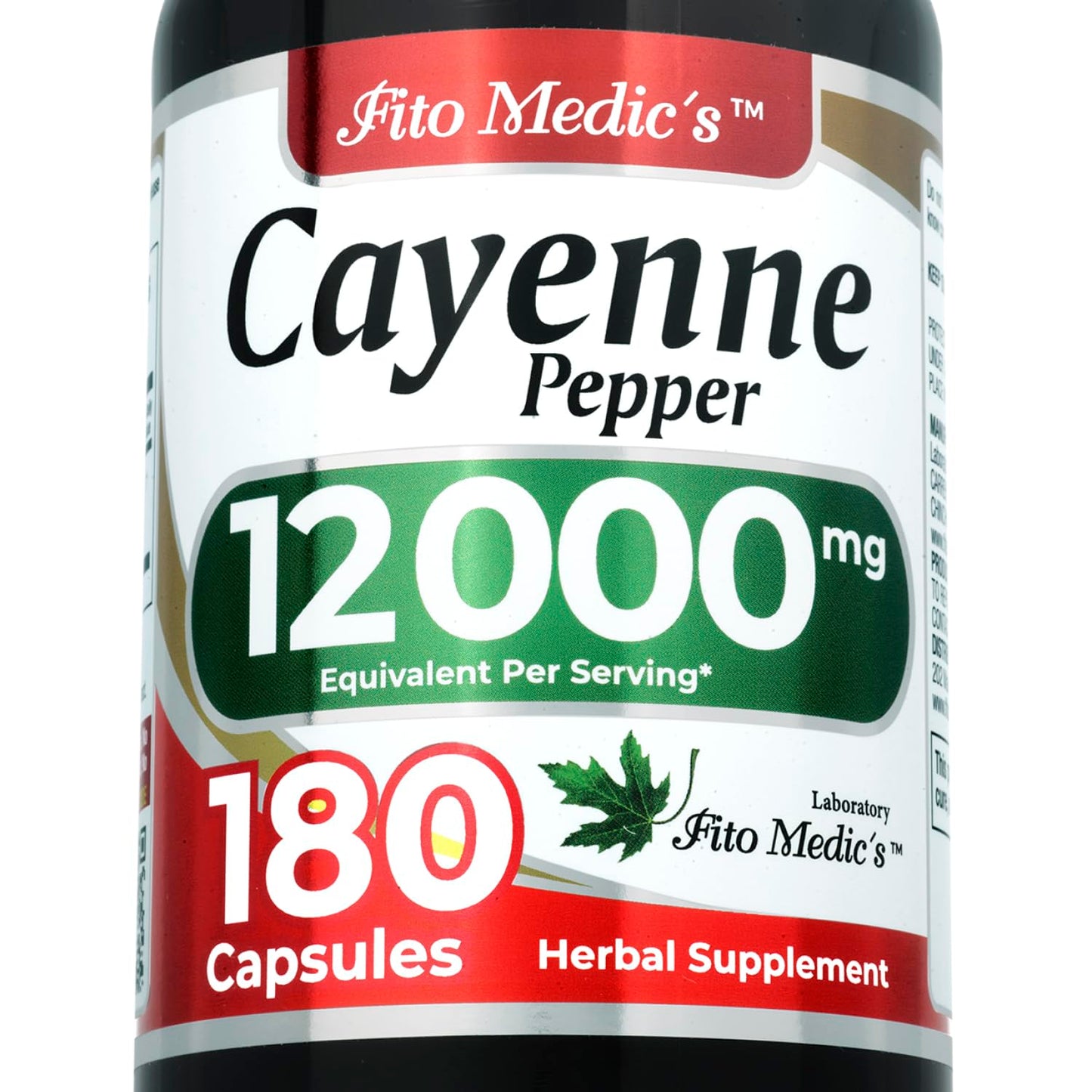 FITO MEDIC'S Cayenne Pepper 180 Capsules