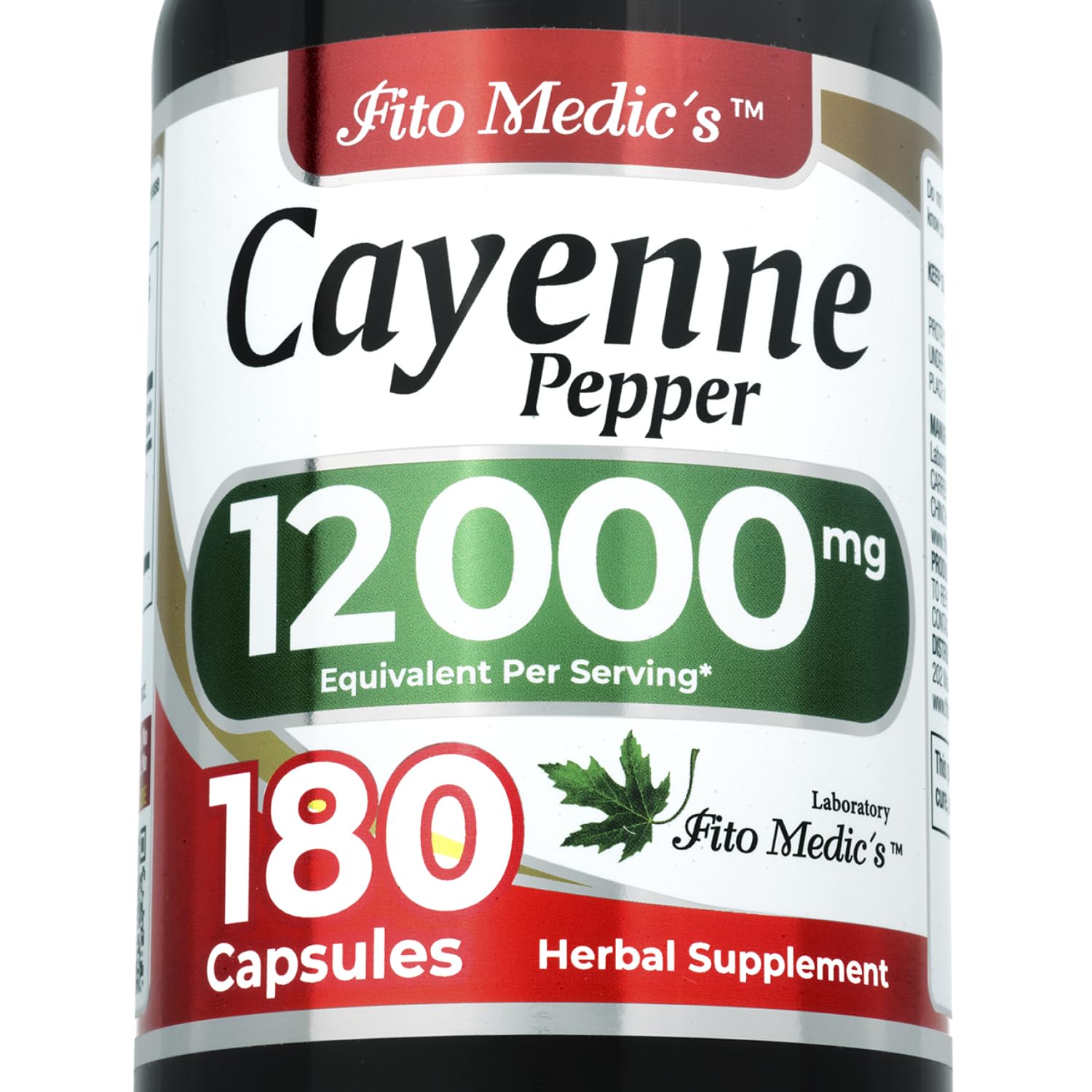 FITO MEDIC'S Cayenne Pepper 180 Capsules