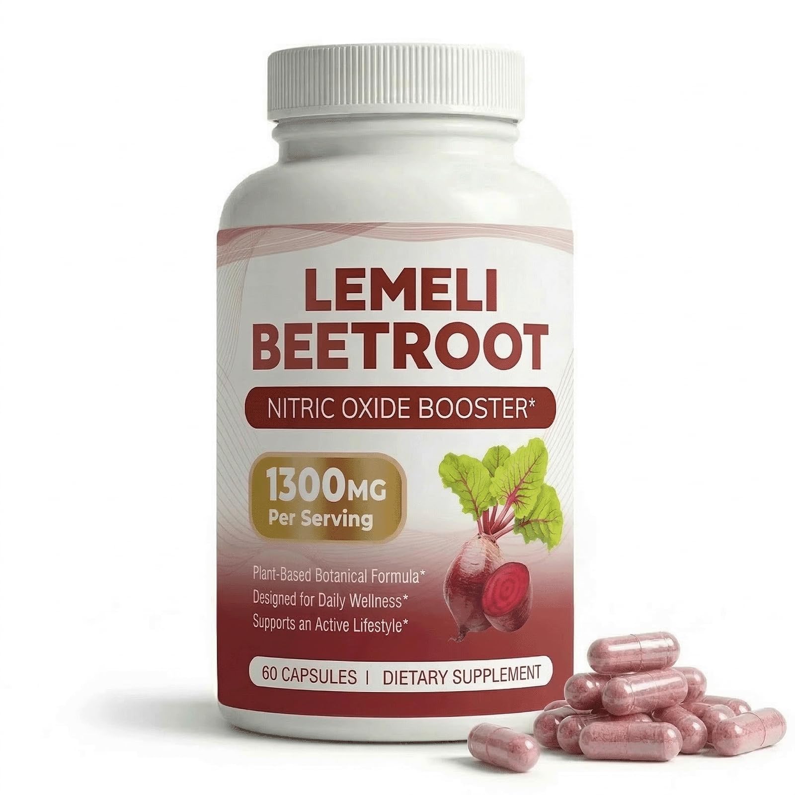 LEME LI BEETROOT Beet Root Supplement Capsule, 1 Count