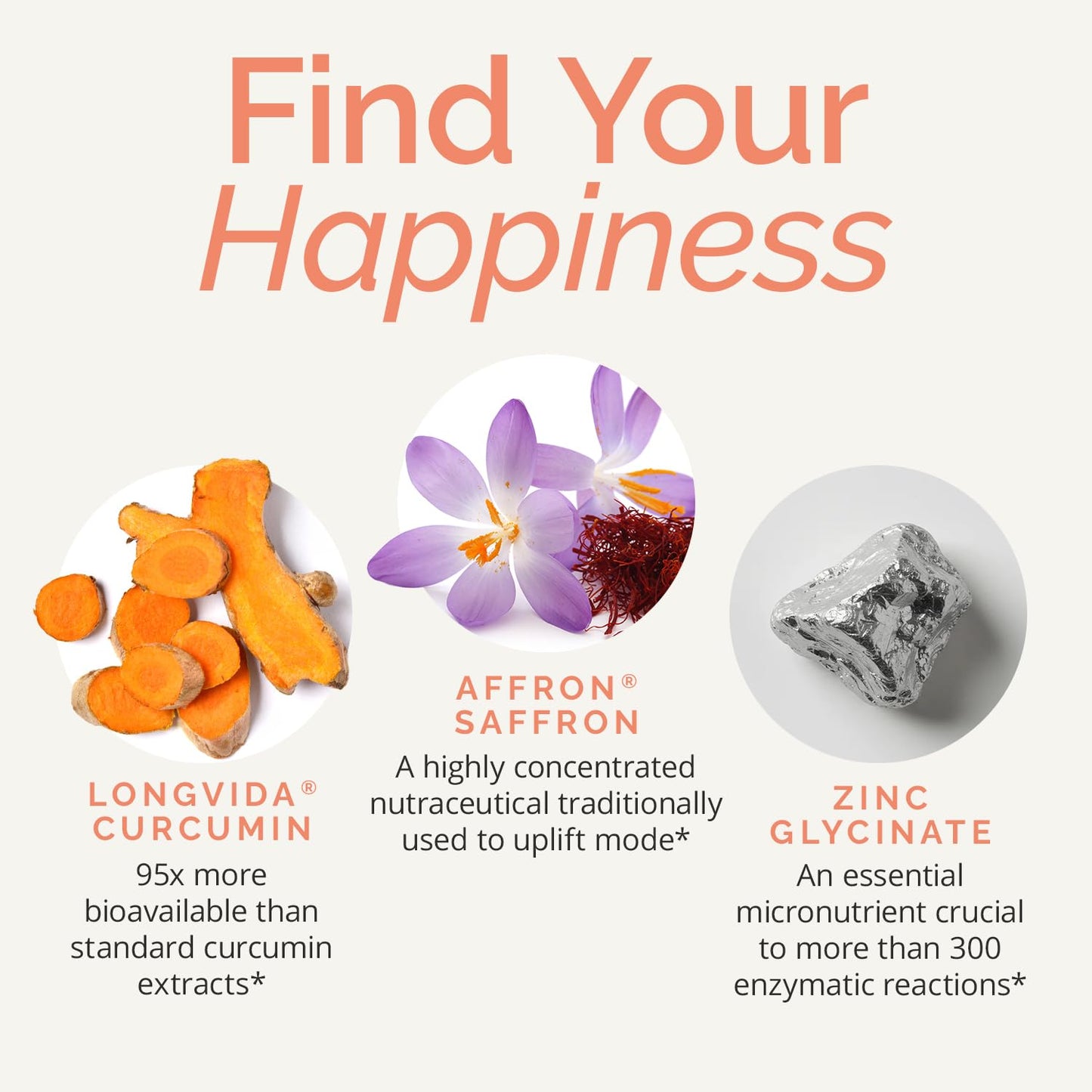 BRAINMD Dr Amen Happy Saffron Plus Capsules 90 Count