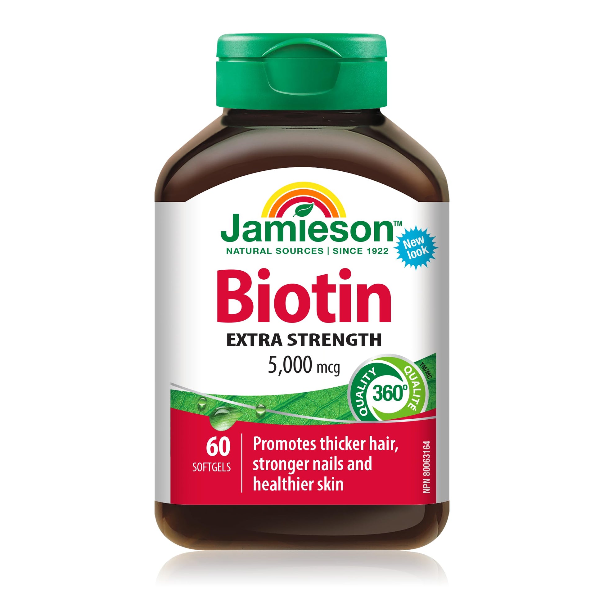 Jamieson Laboratories Biotin 5,000 mcg Capsules, 60 Capsules