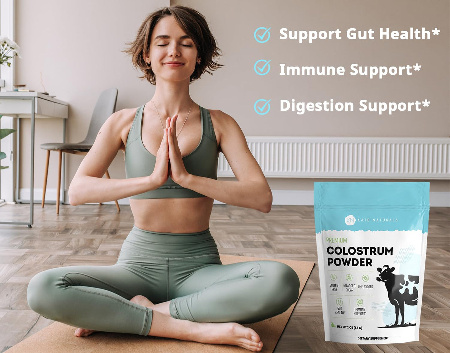 Kate Naturals Colostrum Powder Supplement 2 oz