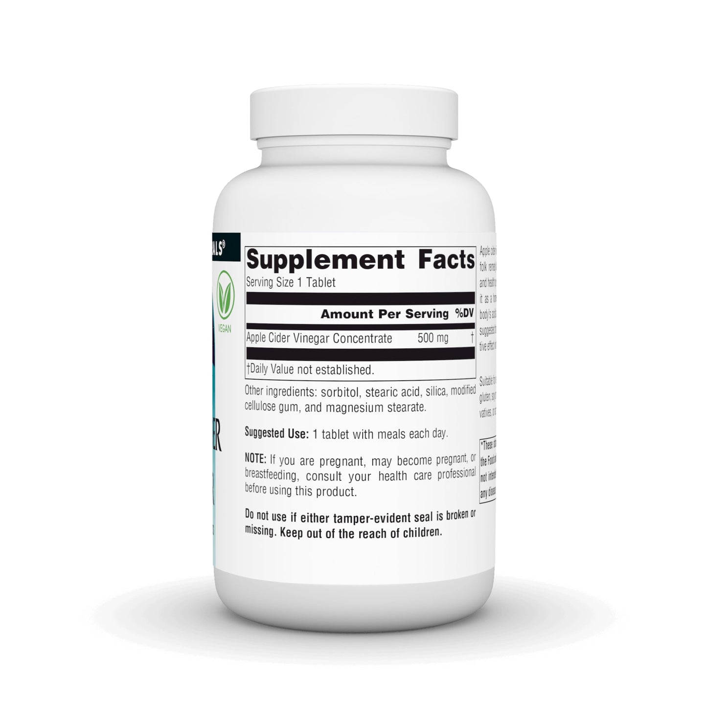 Source Naturals Apple Cider Vinegar Dietary Supplement 500mg 180 Tablets