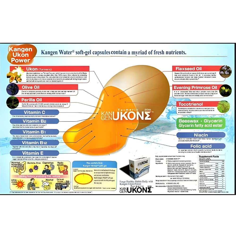 Kangen Ukon DD Turmeric Sigma Capsules, 100 Count