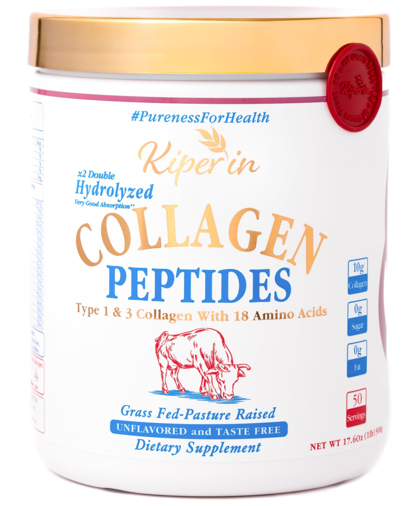 Kiperin Collagen Peptides Powder 1 Count