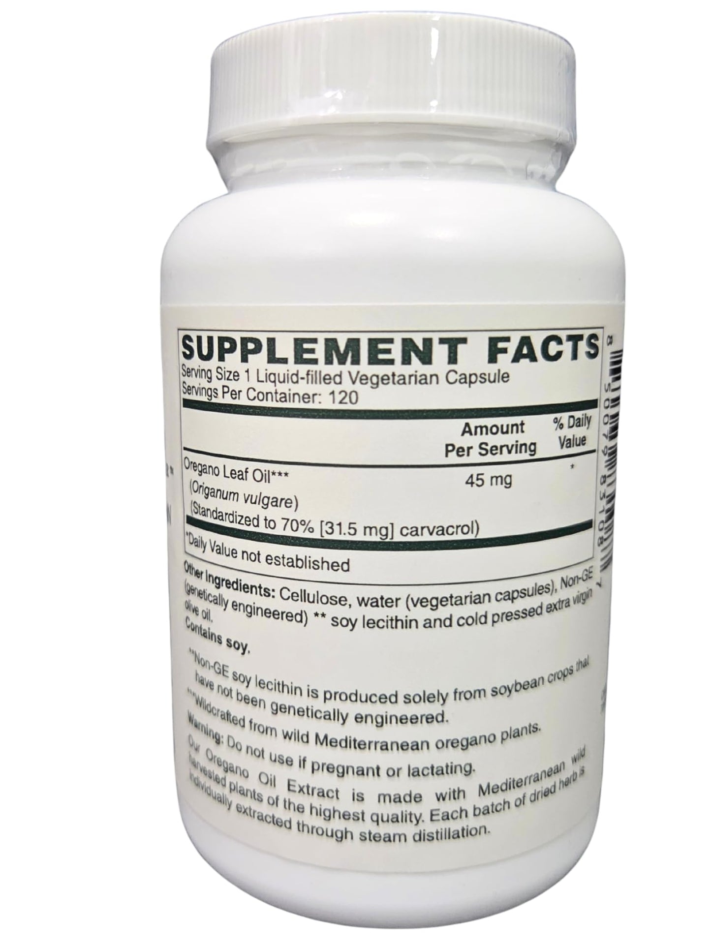 Wellness Made Clear Oil of Oregano Softgels 120 Count