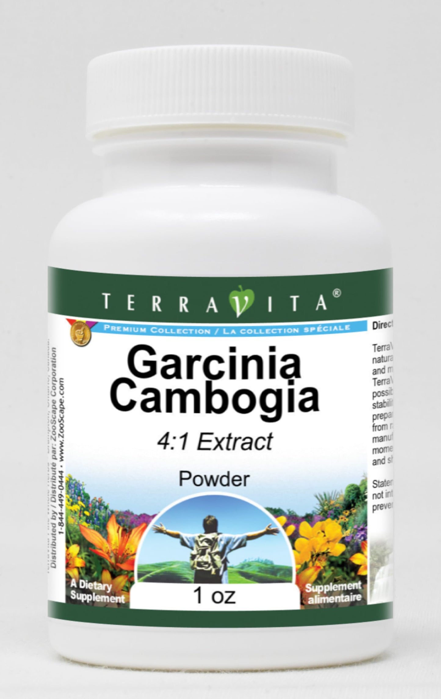 Terravita Garcinia Cambogia 4:1 Extract Powder, 1 oz