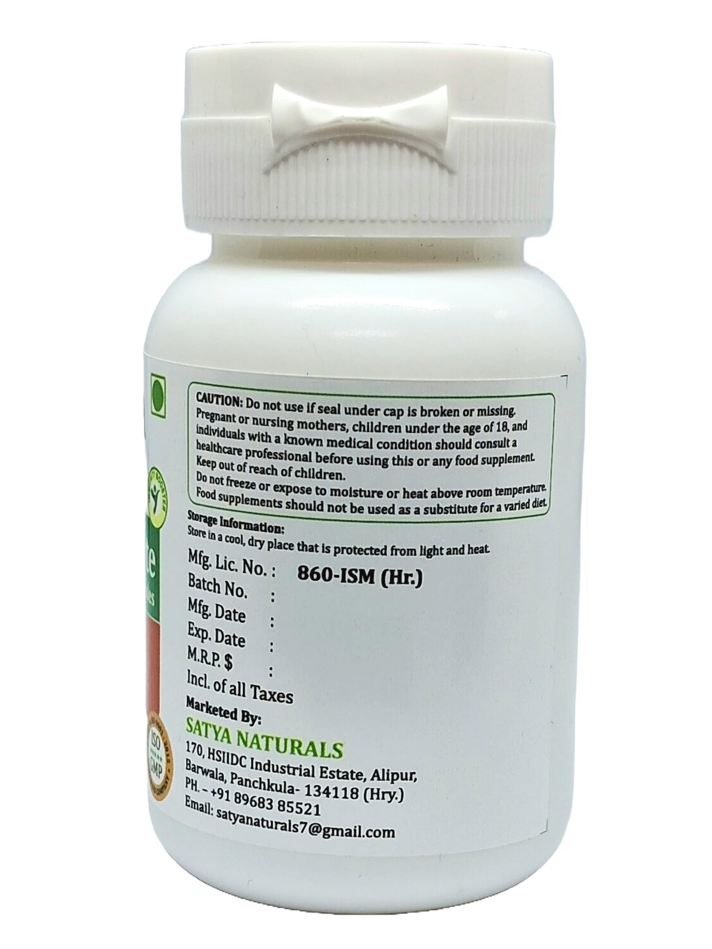 Satya Naturals Moringa Forte 500 mg Capsule, 60 Capsules