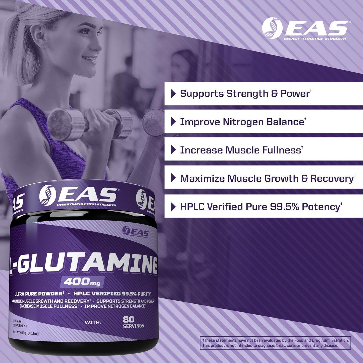 Experimental and Applied Sciences L-Glutamine Powder, 14.11 Ounce