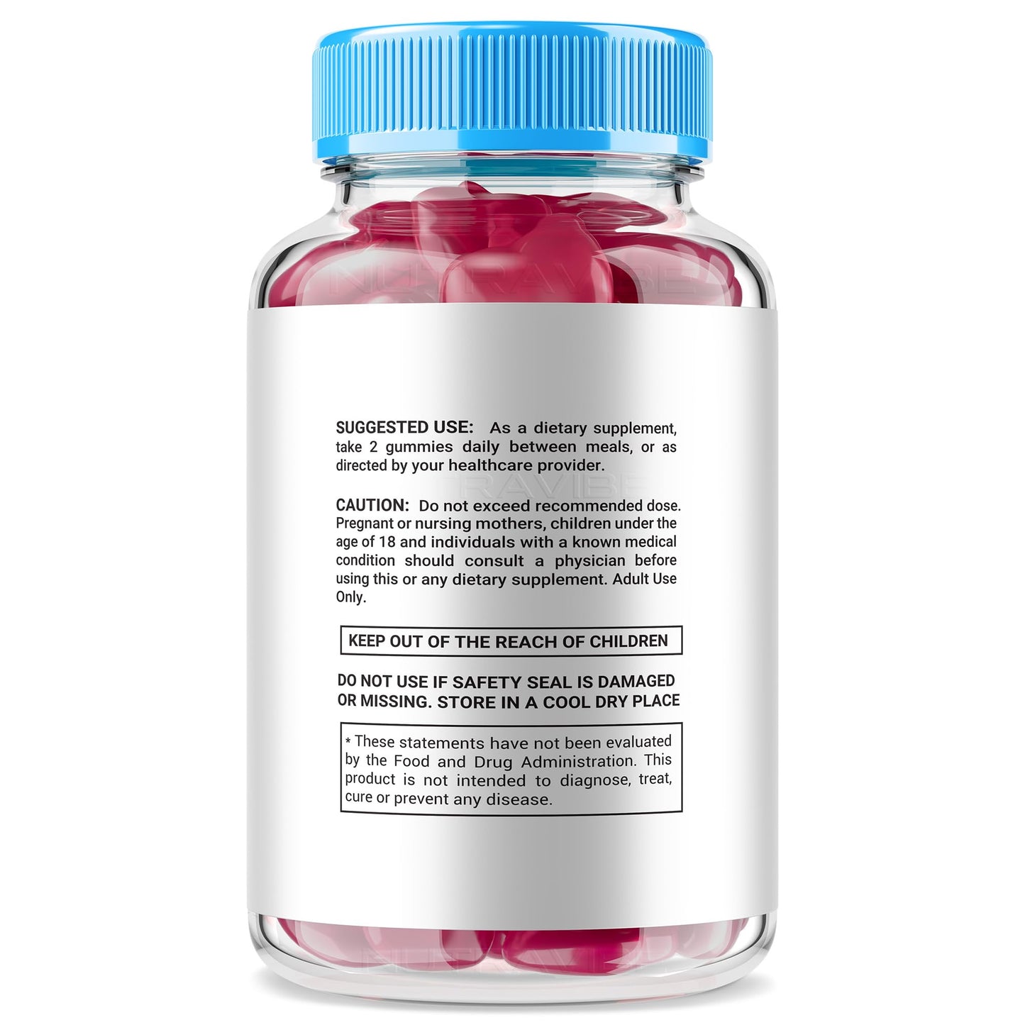 NutraVibe Boost TRT Gummies 120 Gummies