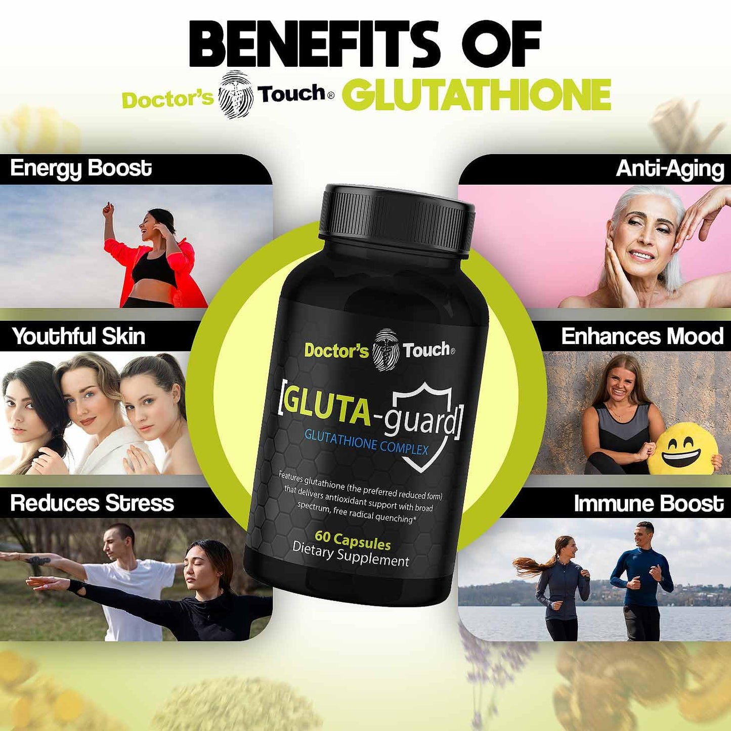 Doctor's Touch Liposomal Glutathione Supplement Capsule 1 Count