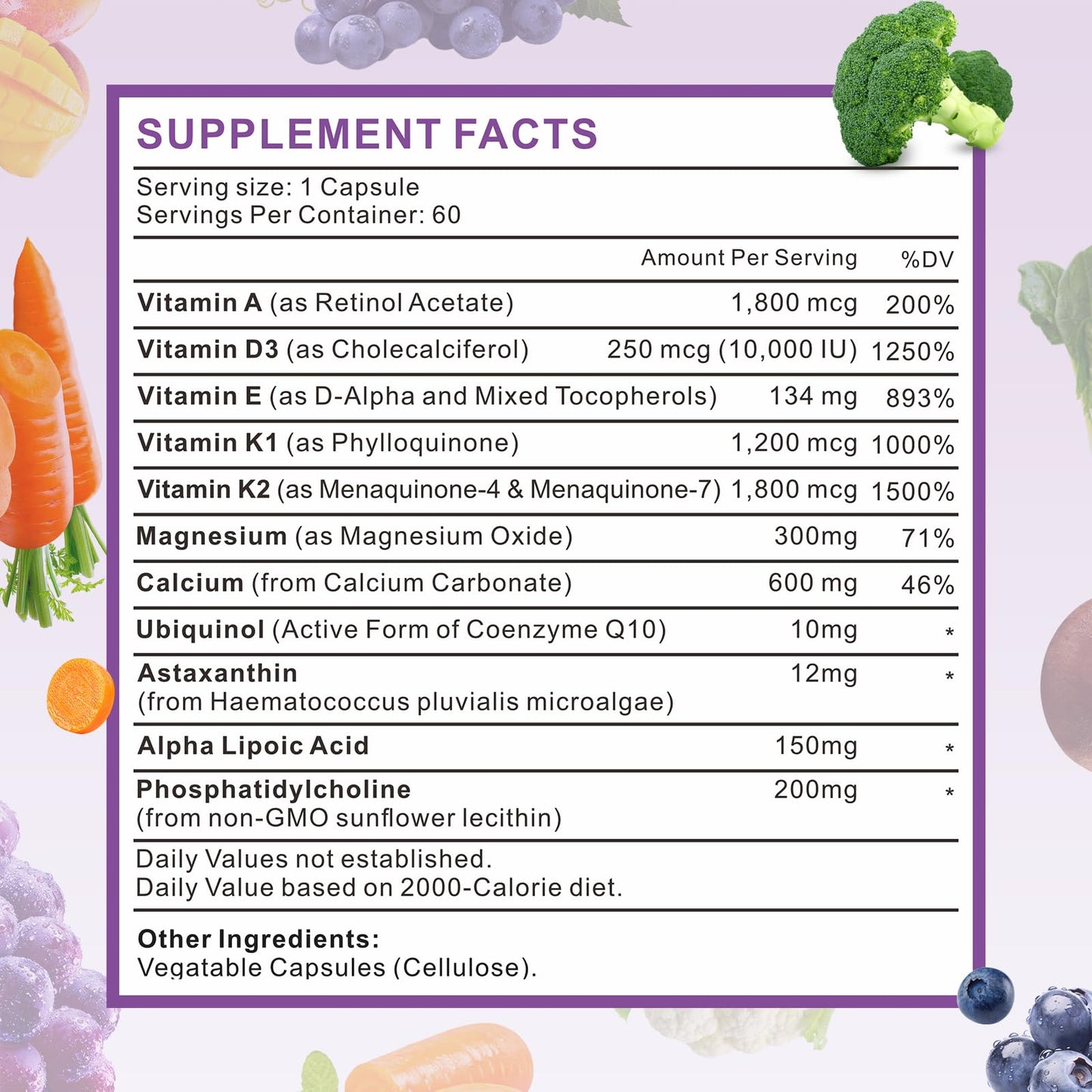 Spliferkou ADEK Vitamins Supplement Capsule, 180 Capsules