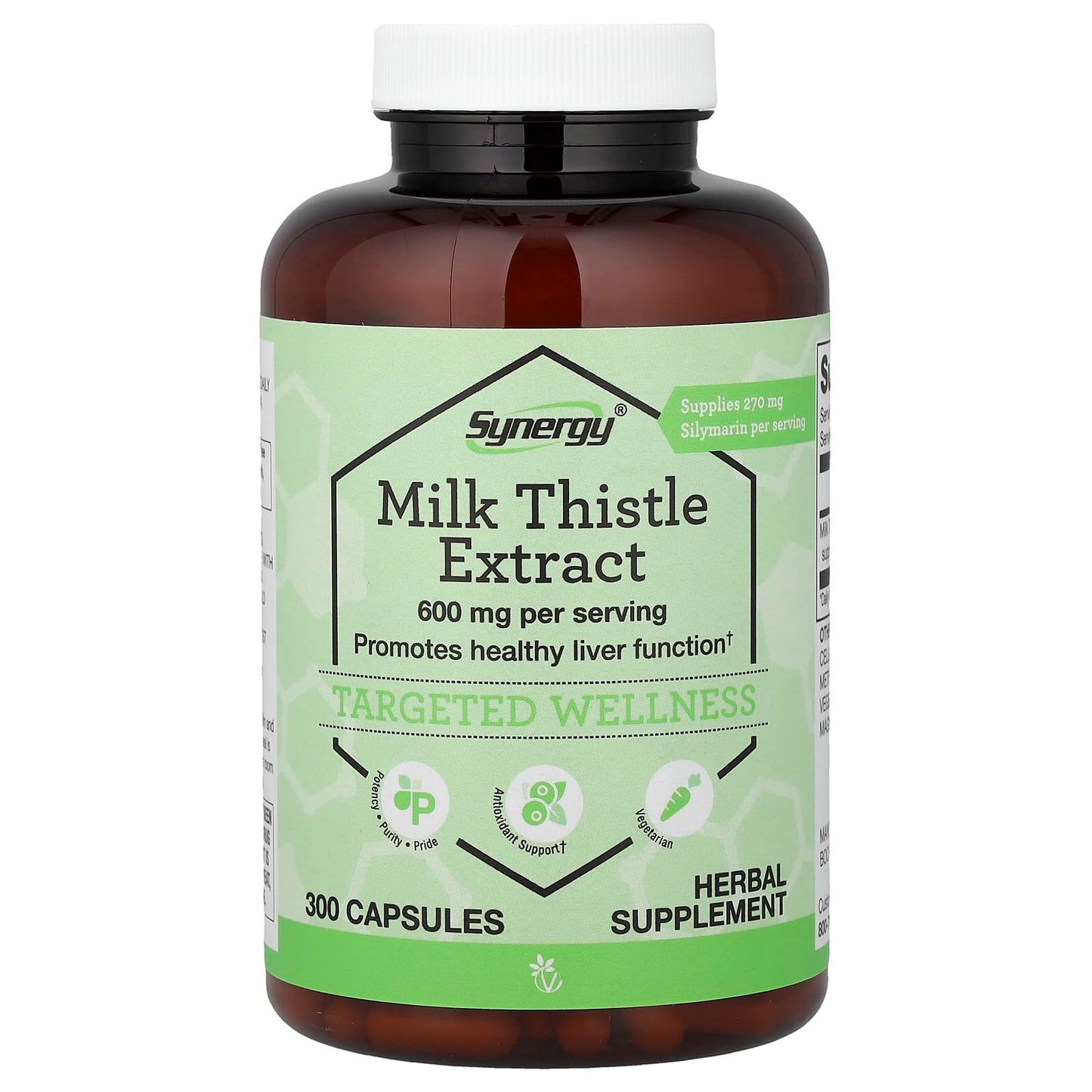 Vitacost Milk Thistle Extract Capsules, 1 Count