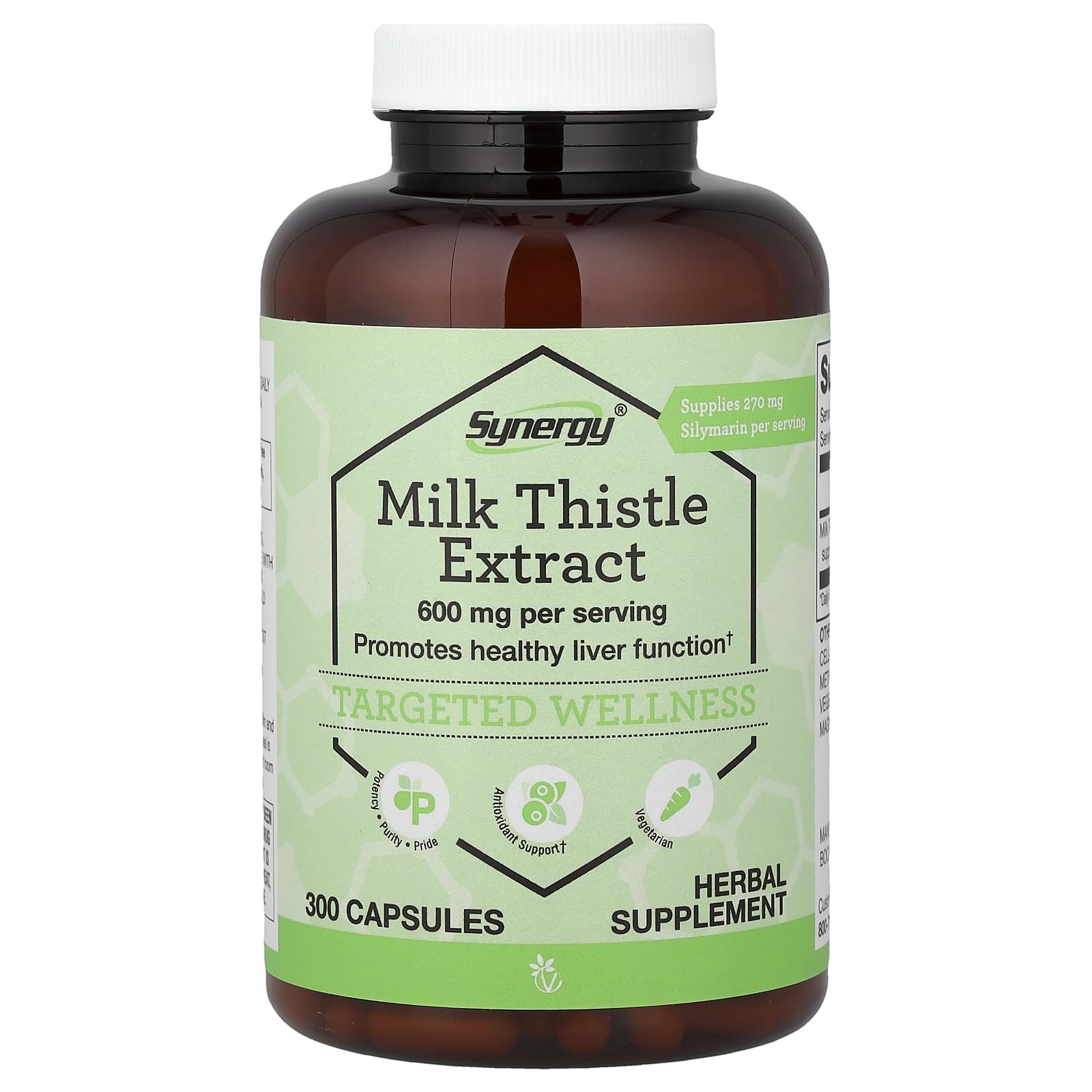 Vitacost Milk Thistle Extract Capsules, 1 Count