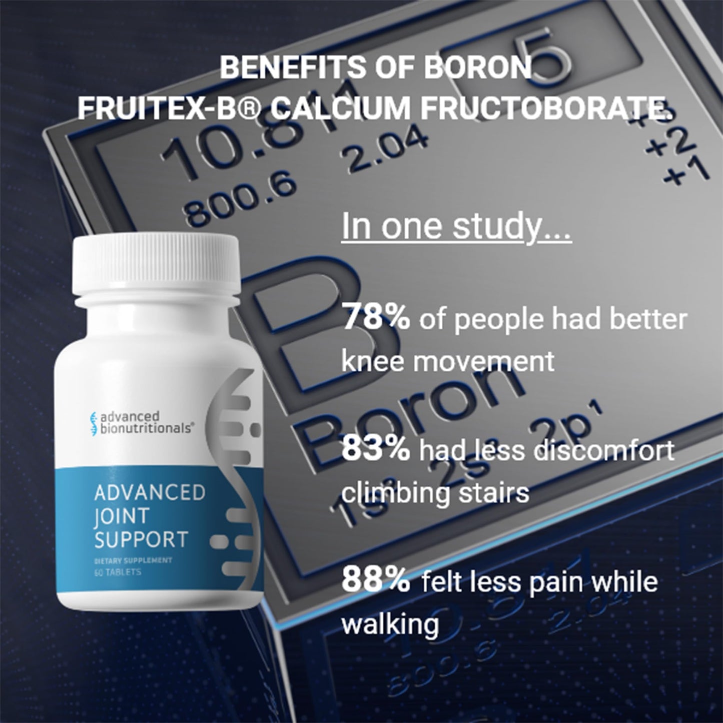 Advanced Bionutritionals Advanced Joint Support Supplement Tablet 120 Tablets