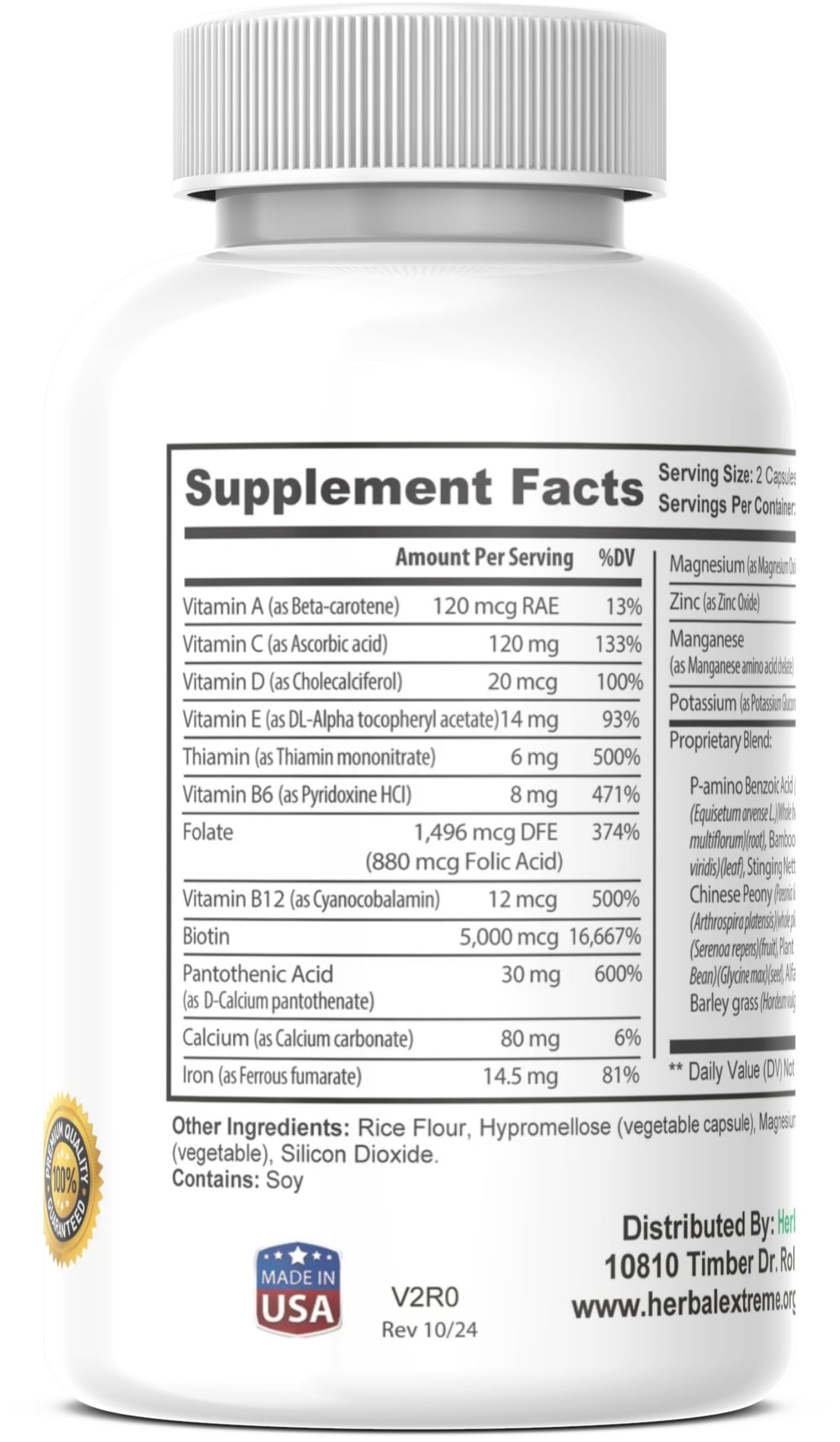 Herbal Extreme Divinity Hair, Skin and Nails 60 Capsules