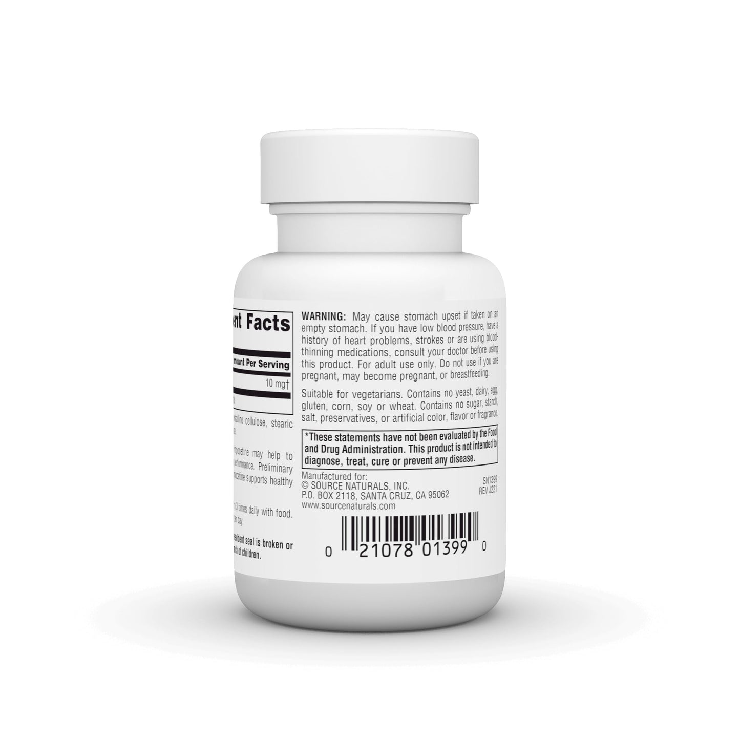 Source Naturals Vinpocetine 10 mg Tablet, 120 Tablets