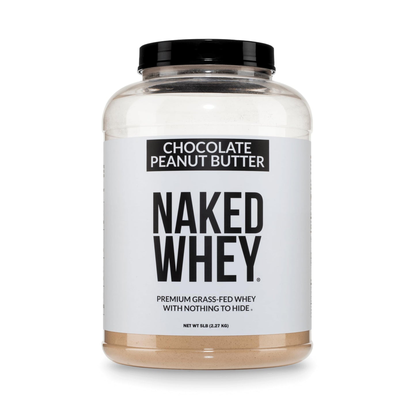 NAKED Whey Chocolate Peanut Butter Grass Fed Whey Protein Powder, 80 Servings