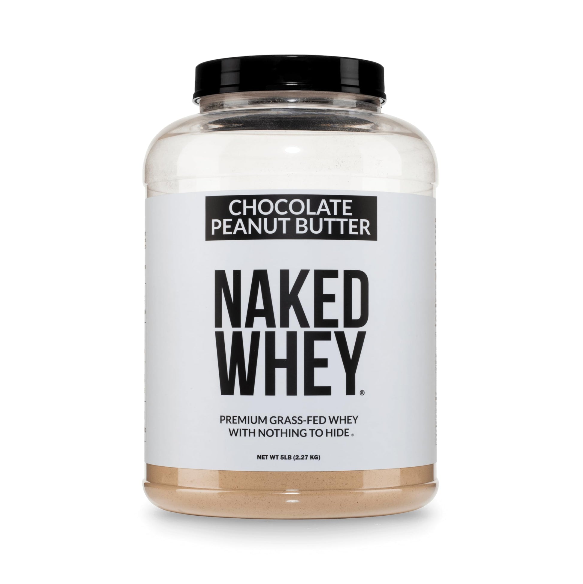 NAKED Whey Chocolate Peanut Butter Grass Fed Whey Protein Powder, 80 Servings