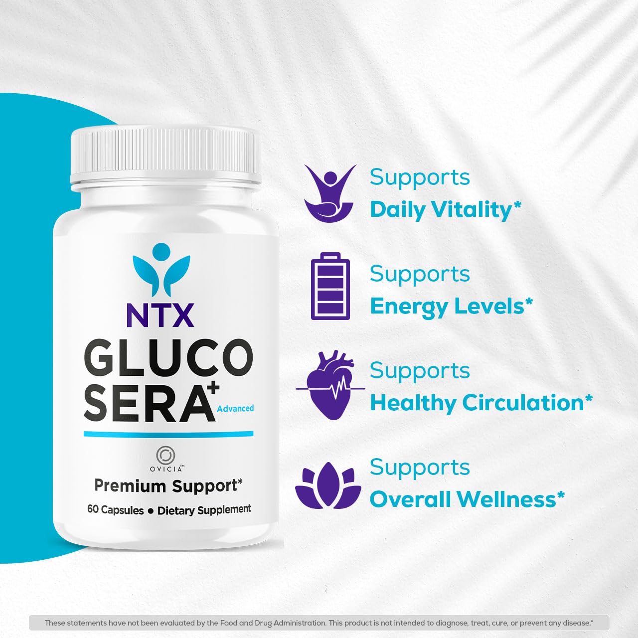 OVICIA NTX Gluco Sera Capsules, 60 Count