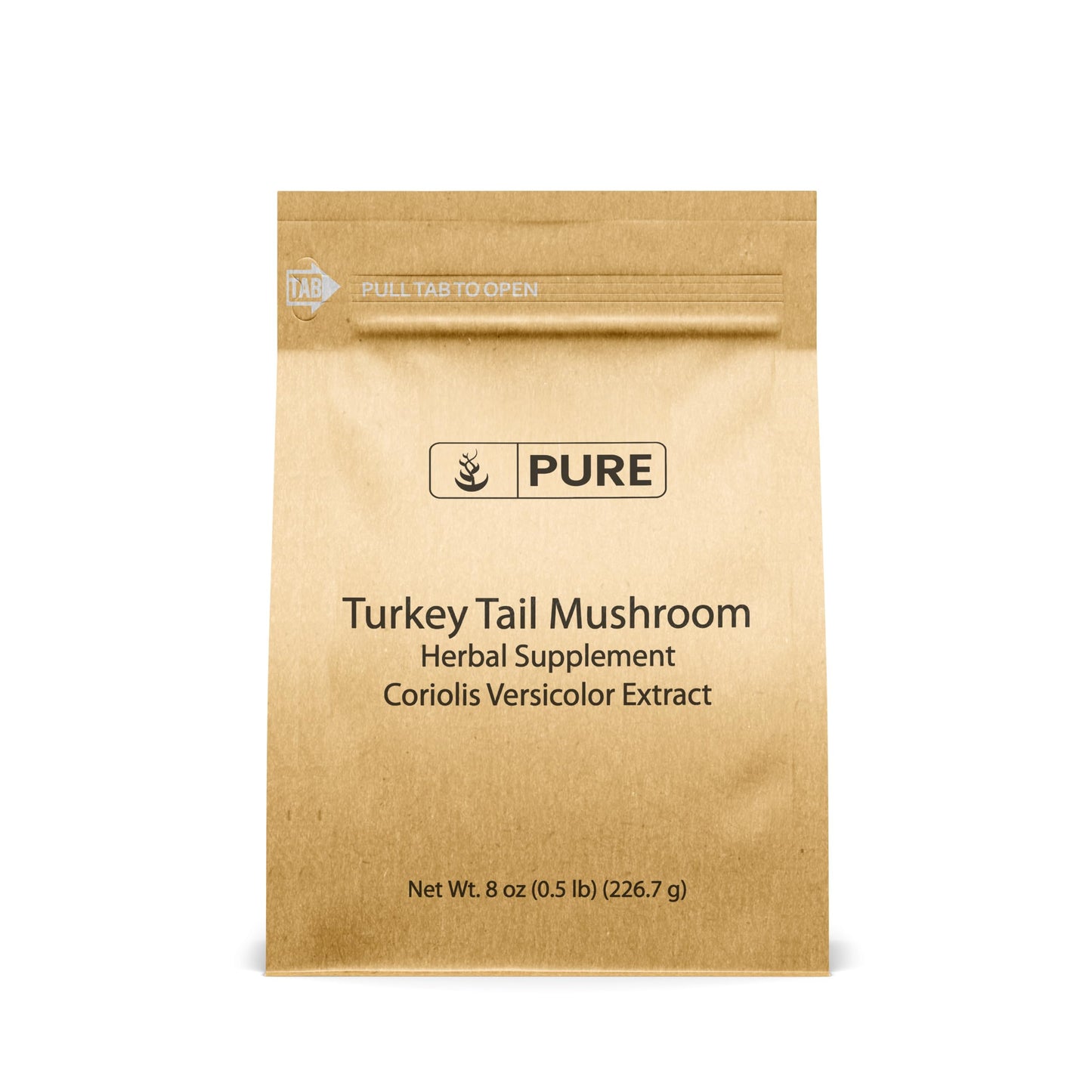 PURE ORIGINAL INGREDIENTS Turkey Tail Mushroom Powder 8 oz