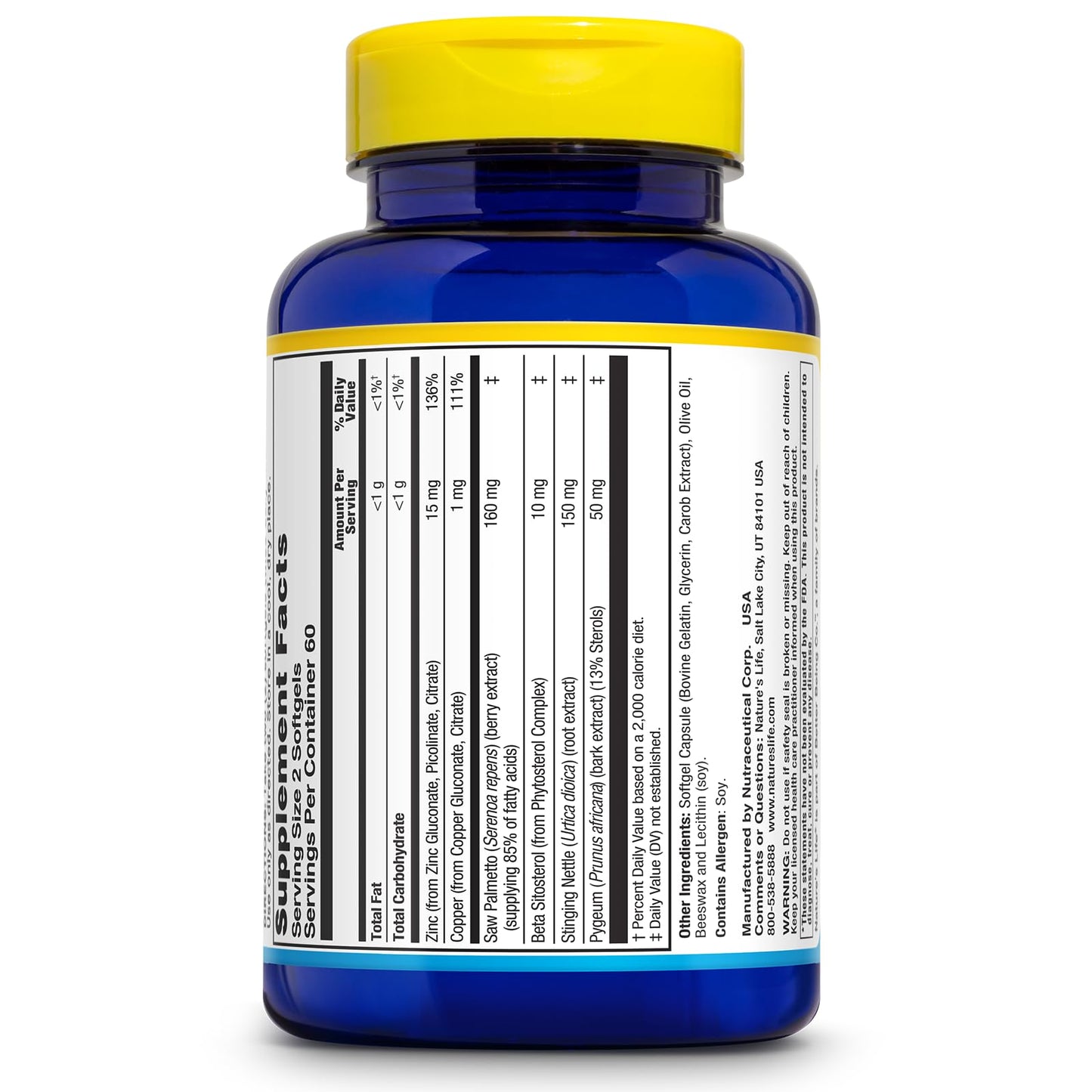 Nature's Life Prostate Support Softgels 120