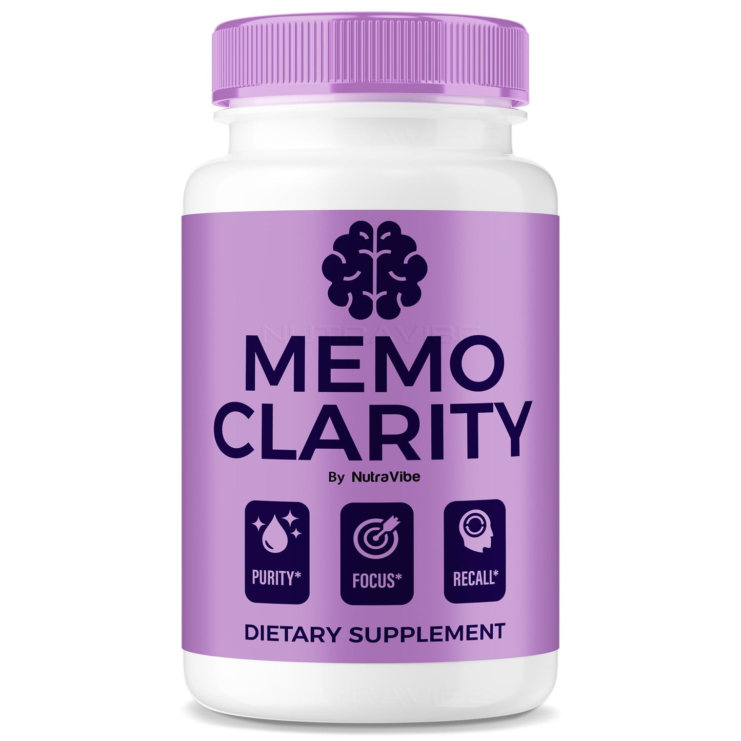 NutraVibe Memo Clarity Capsules 60 Count