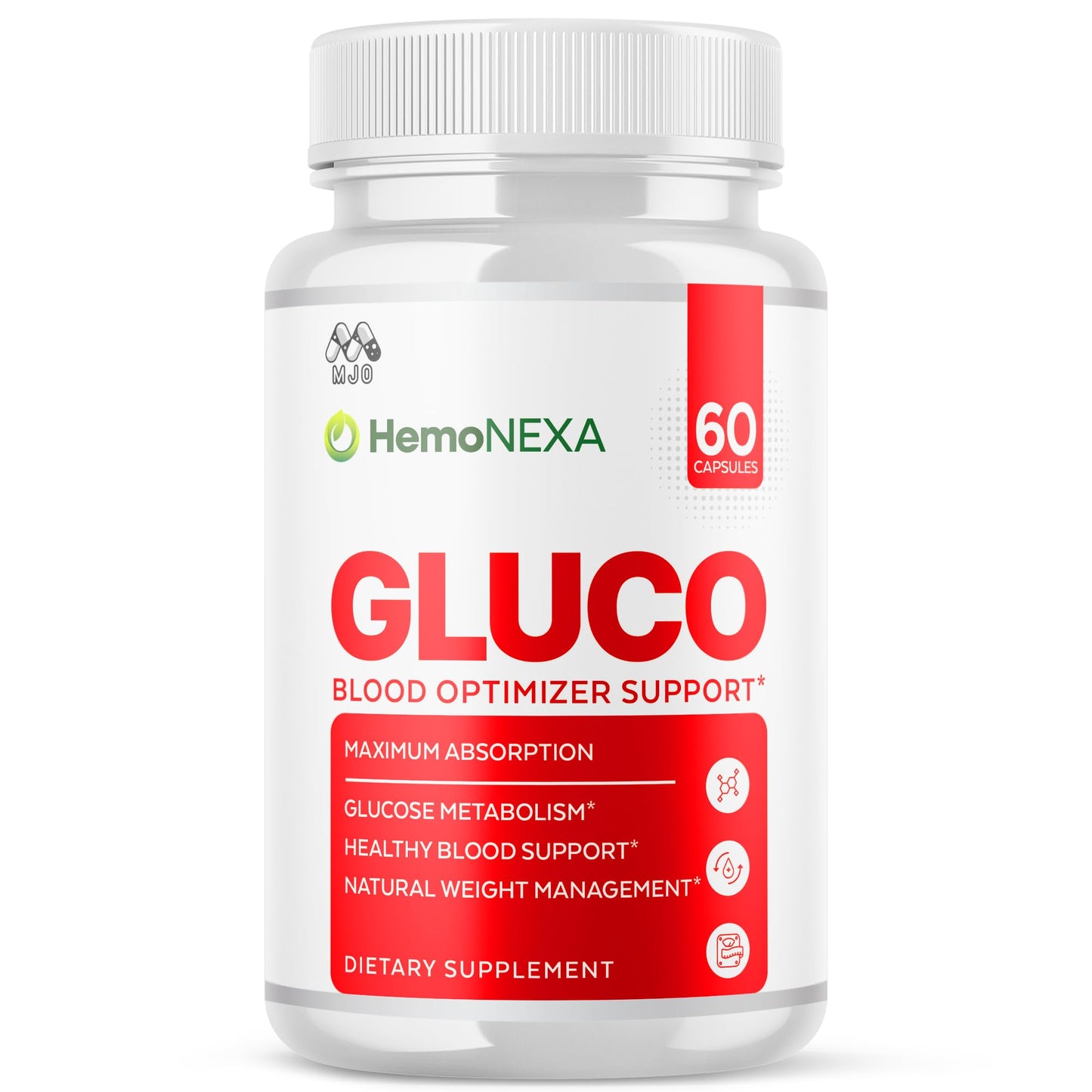 MJO HemoNexa Capsules, 60 Capsules