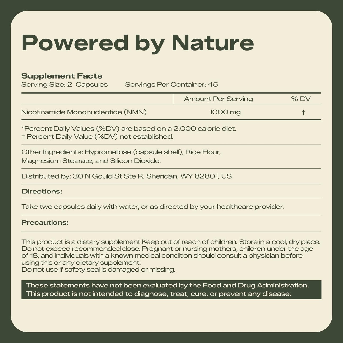 Biosudo NMN Supplement Capsule 1000mg 99% Pure Organic – Cellular Energy & Healthy Aging Support – GMP Certified, Third-Party Tested – 90 Capsules