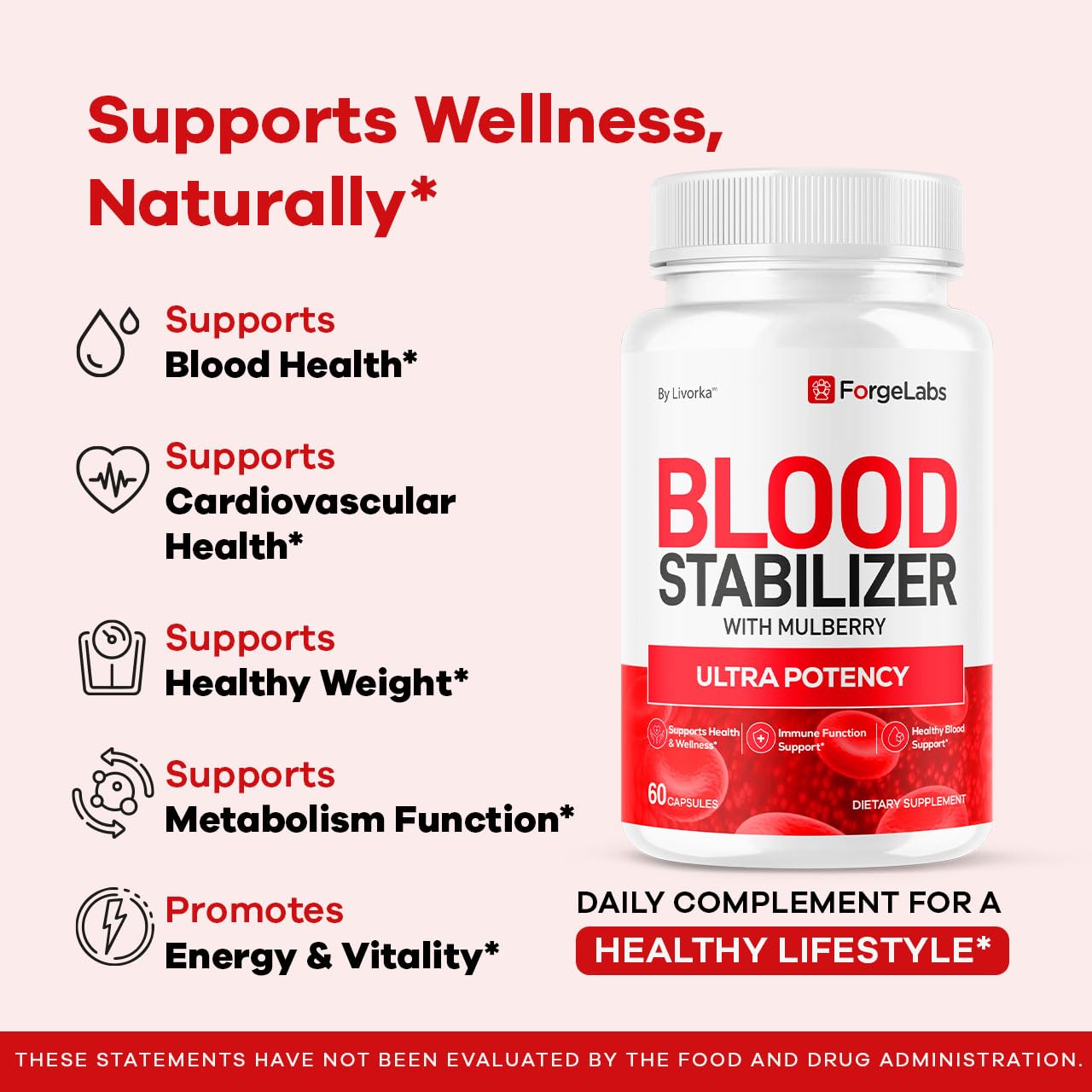 LIVORKA Blood Stabilizer Capsules 120 Capsules
