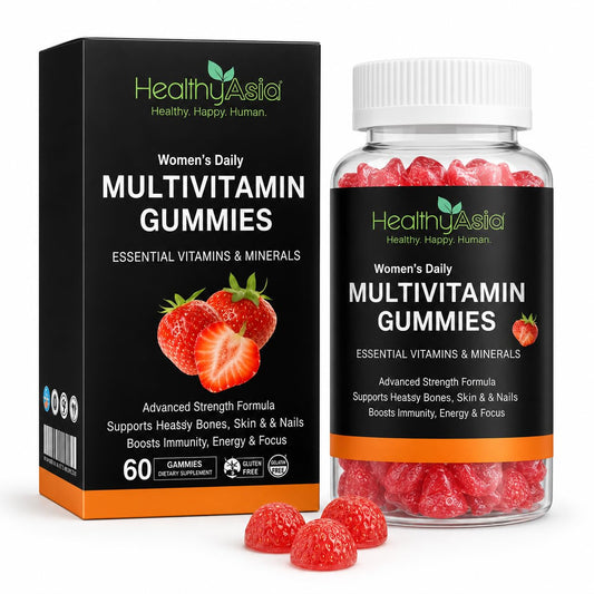 HealthyAsia Black Label Women's Daily Multivitamin Gummies 60 Count